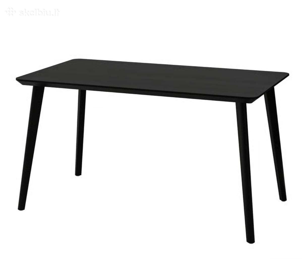 Lisabostalas, juoda/uosio lukštas, 140x78 cm