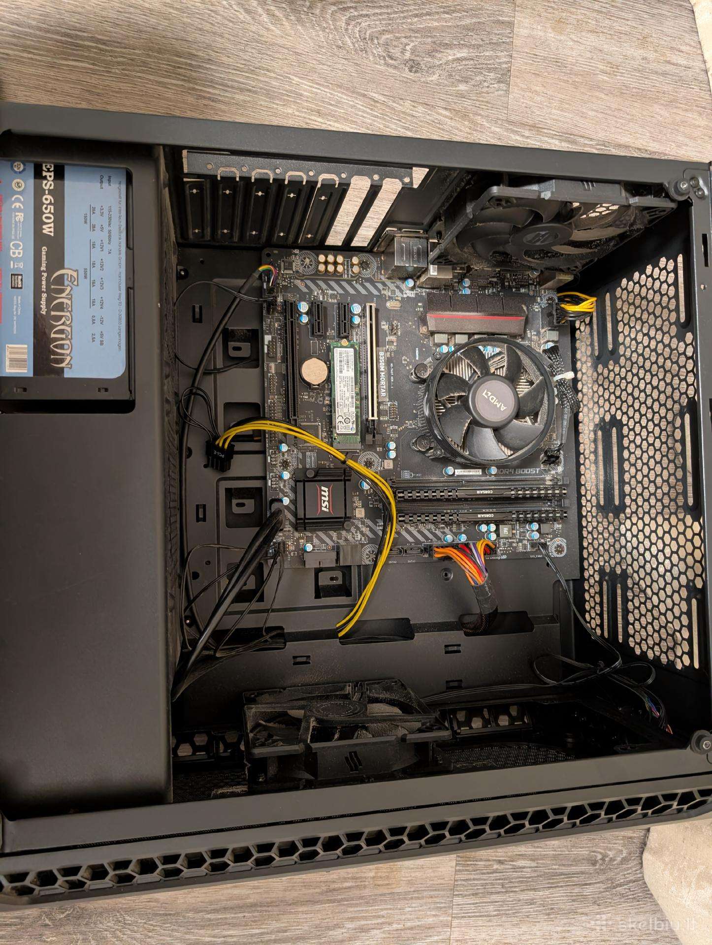 Gaming kompiuteris ryzen 5500 be gpu arba su