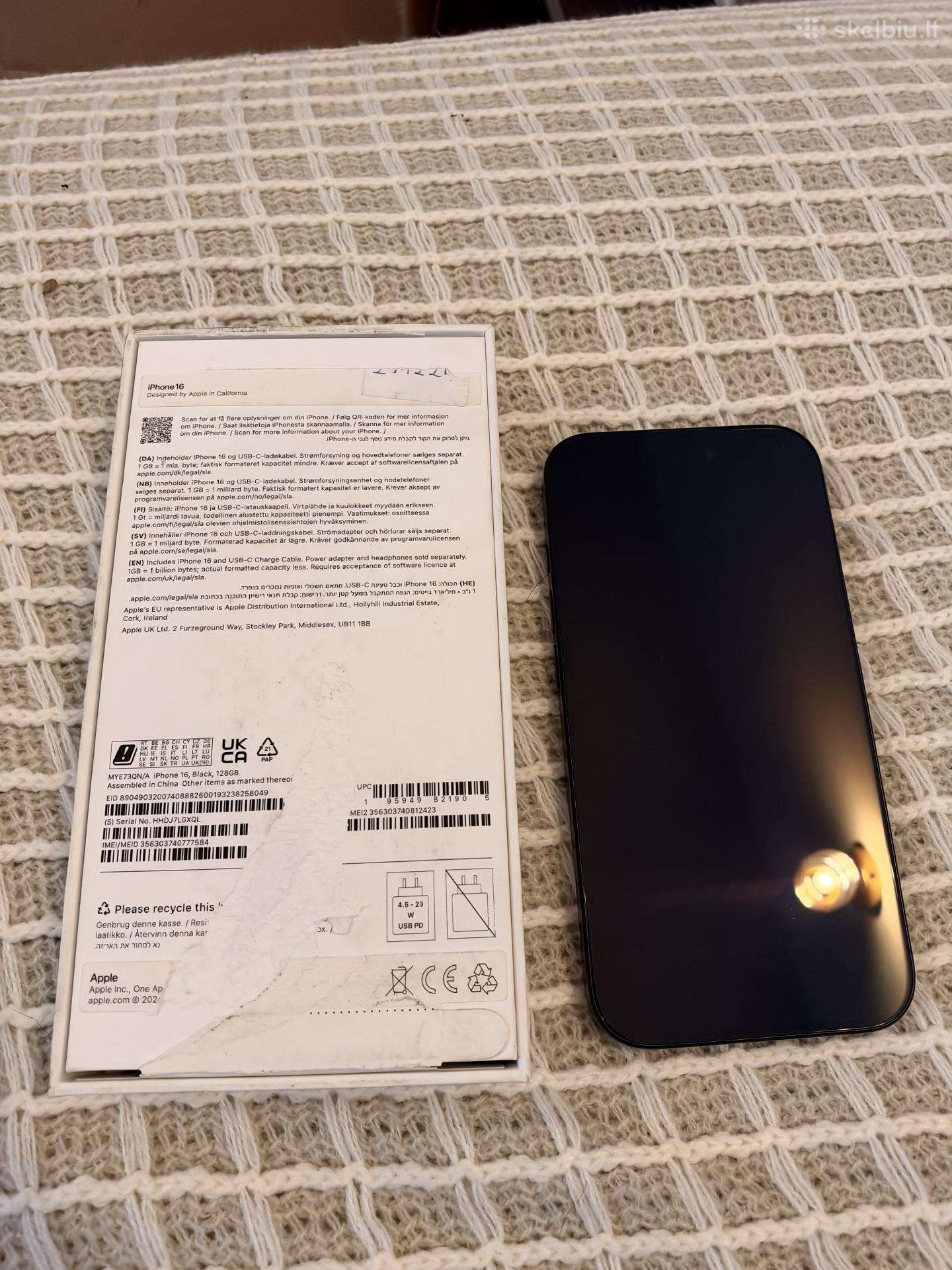 iPhone 16 128gb black