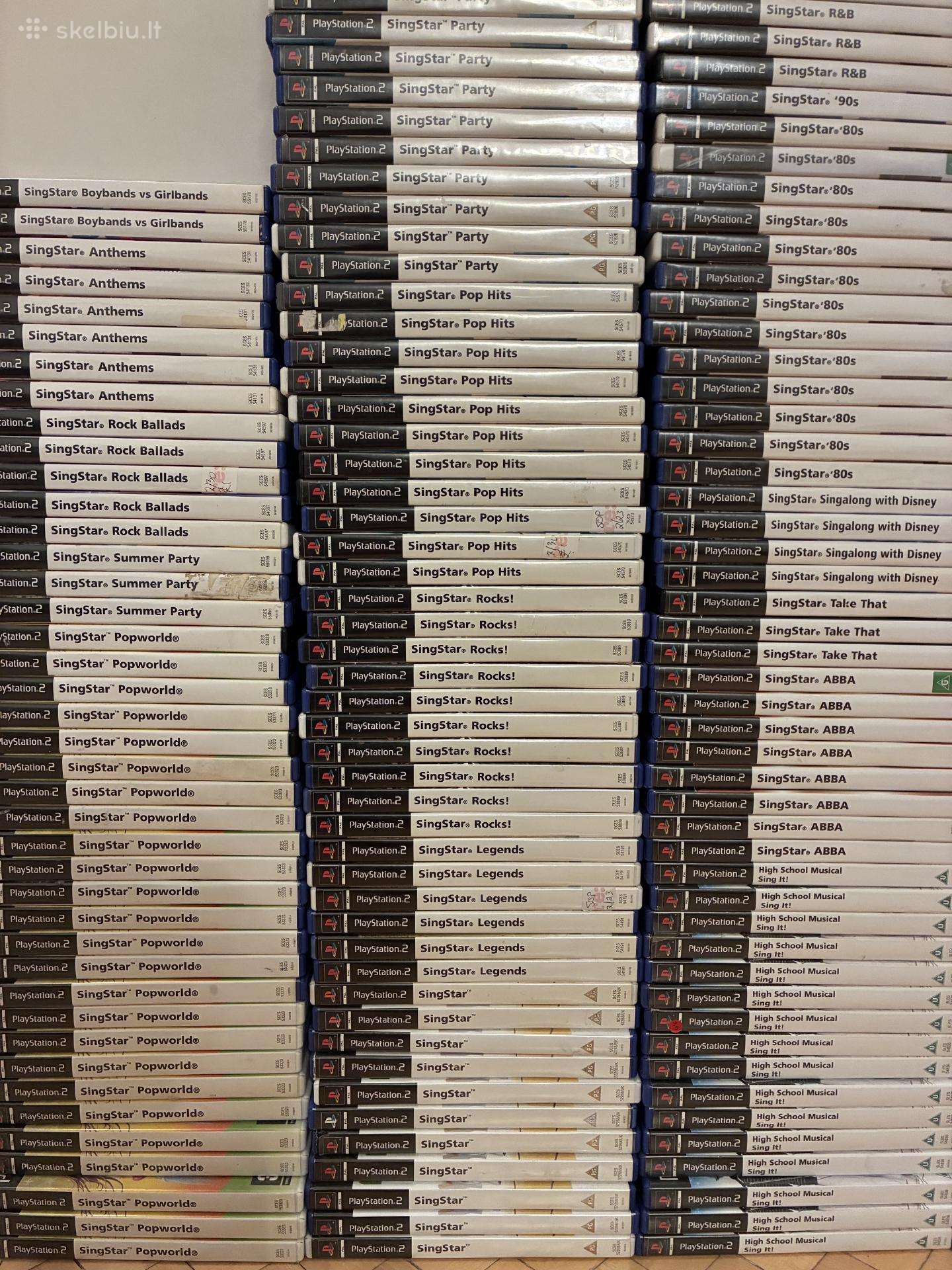 Ps2 Singstar Žaidimai