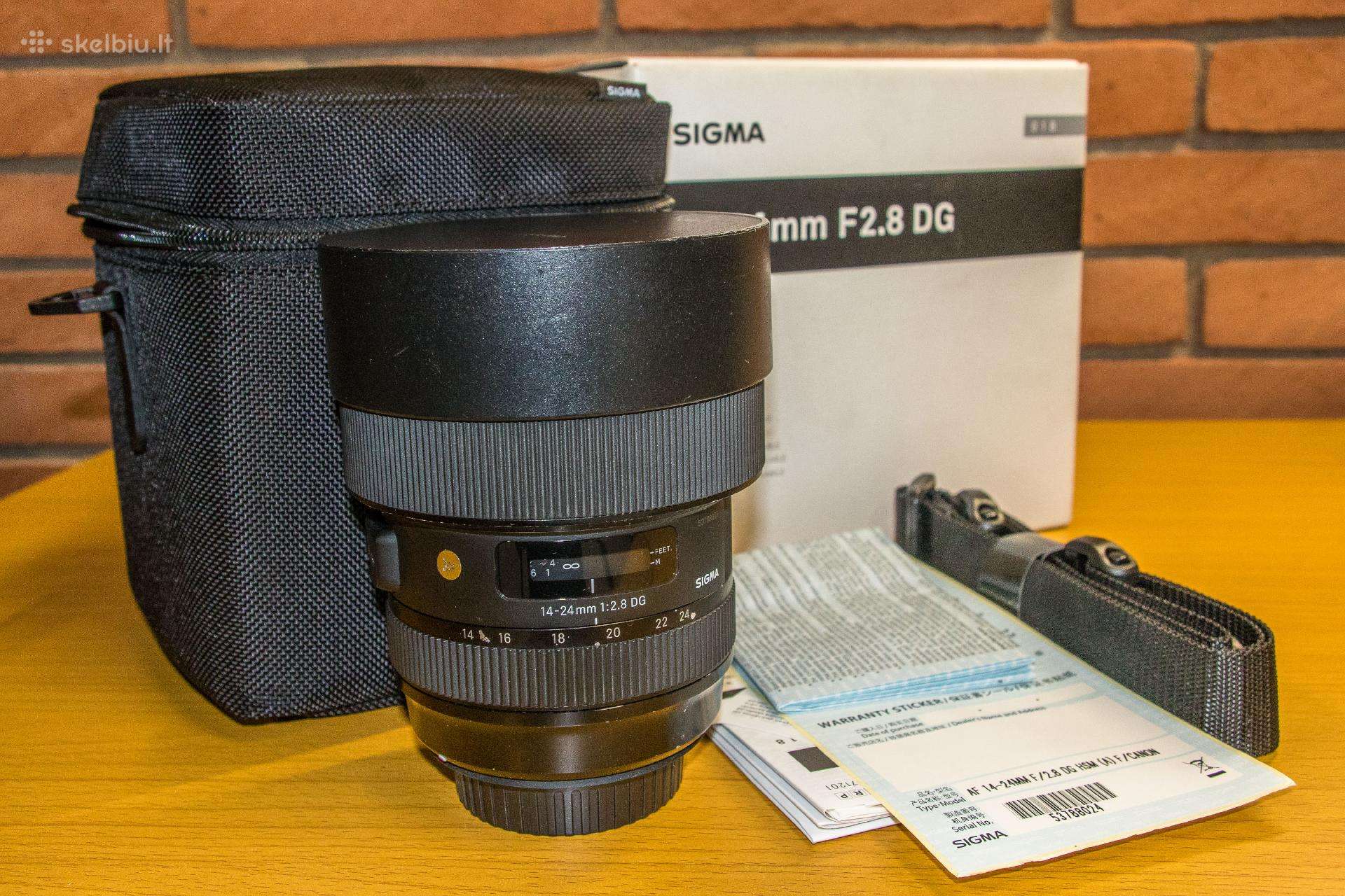 Sigma 14-24mm f/2.8 Dg Hsm Art (Canon Ef)