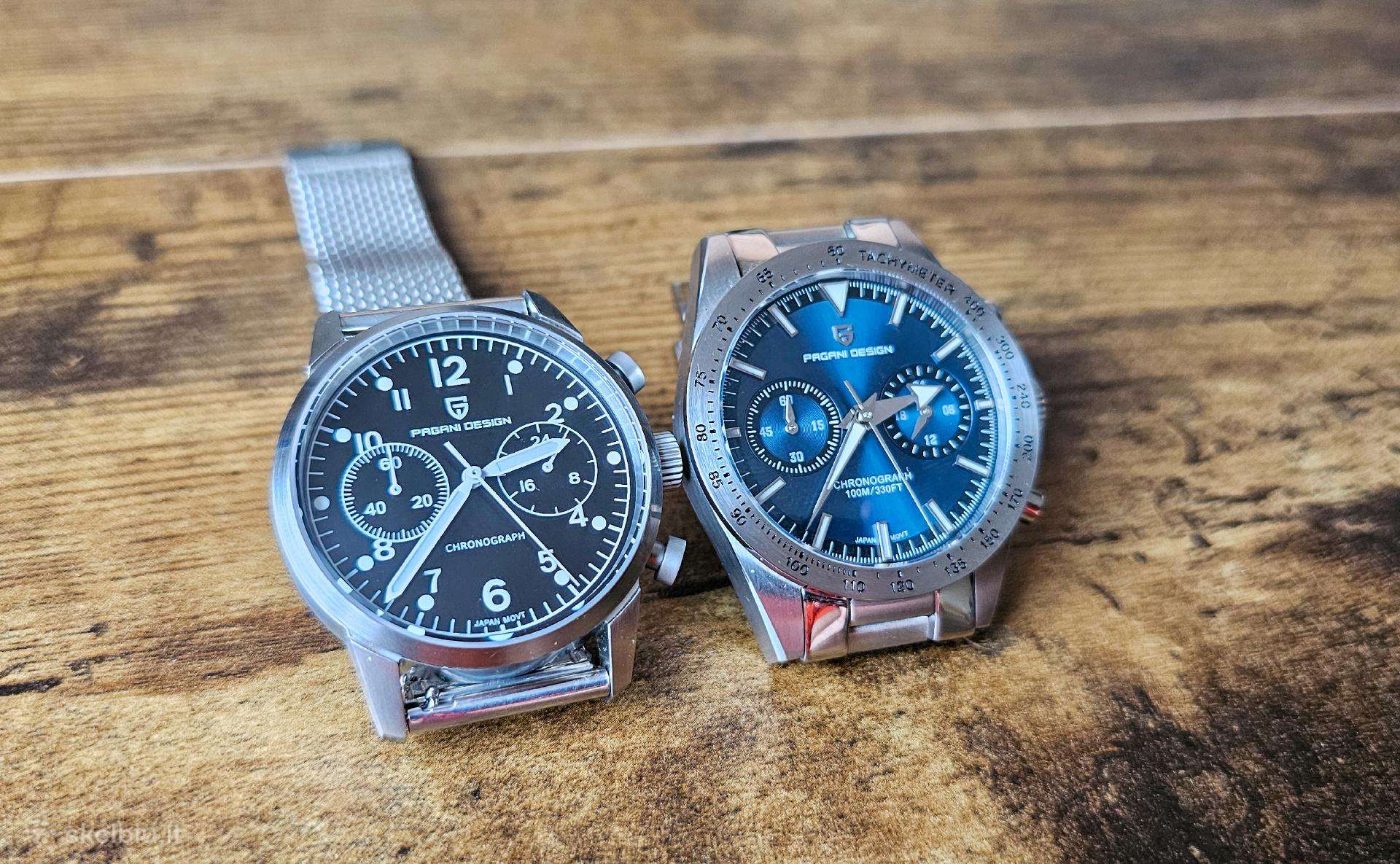 2 Pagani Design chronografai