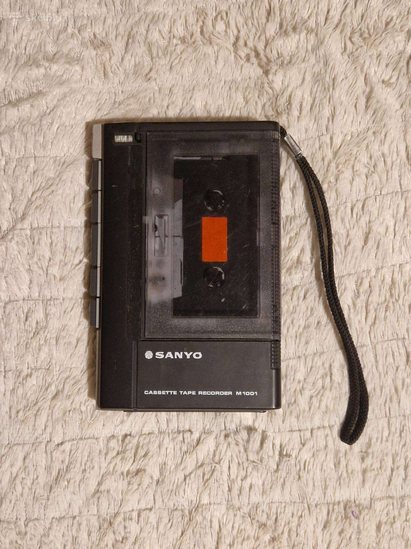 Sanyo kasetinis grotuvas-diktofonas