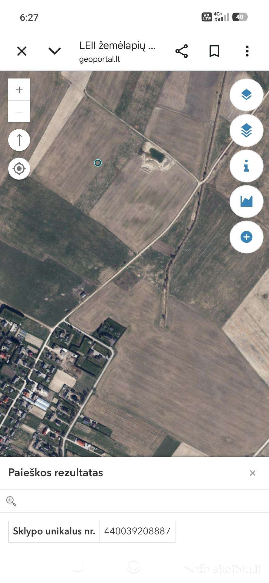 Antraštė: Parduodamas 1.019ha žemės sklypas