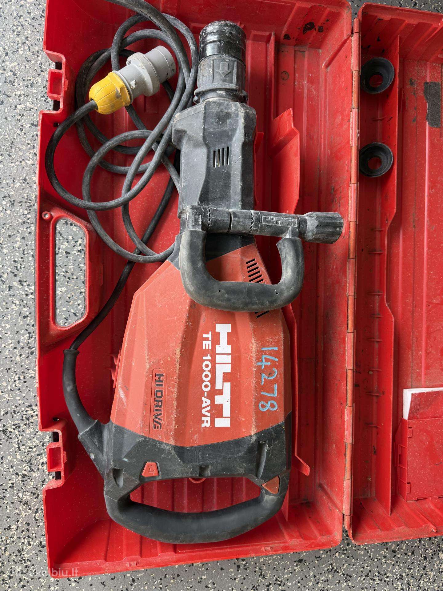 Hilti Te 1000 + 5 originalūs antgaliai