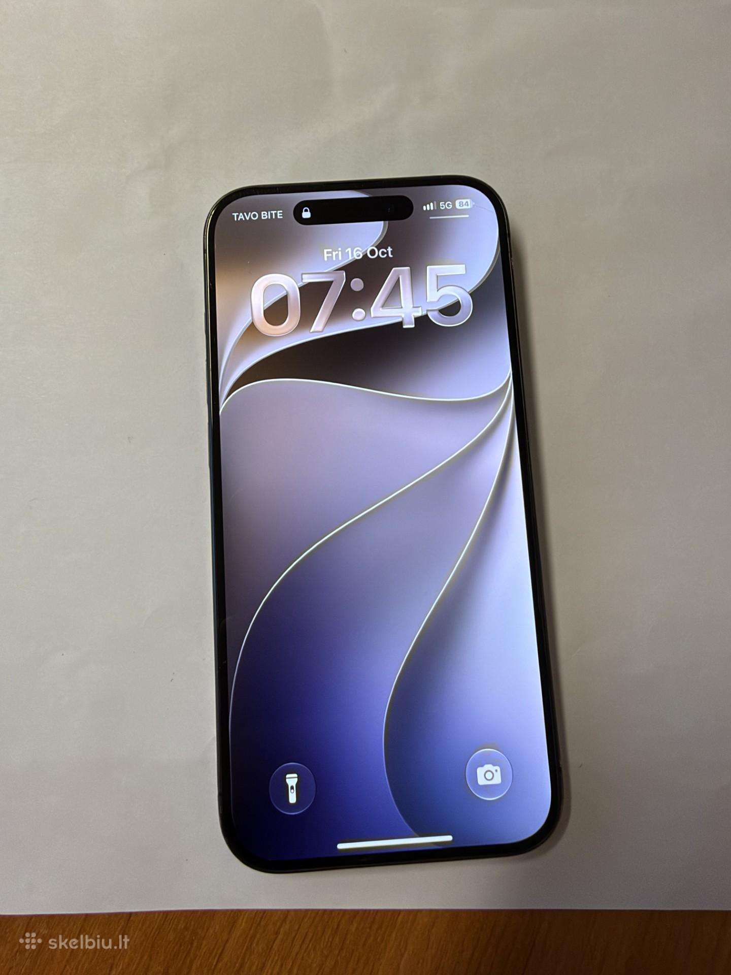 iPhone 15 Pro 256 GB – Black Titanium