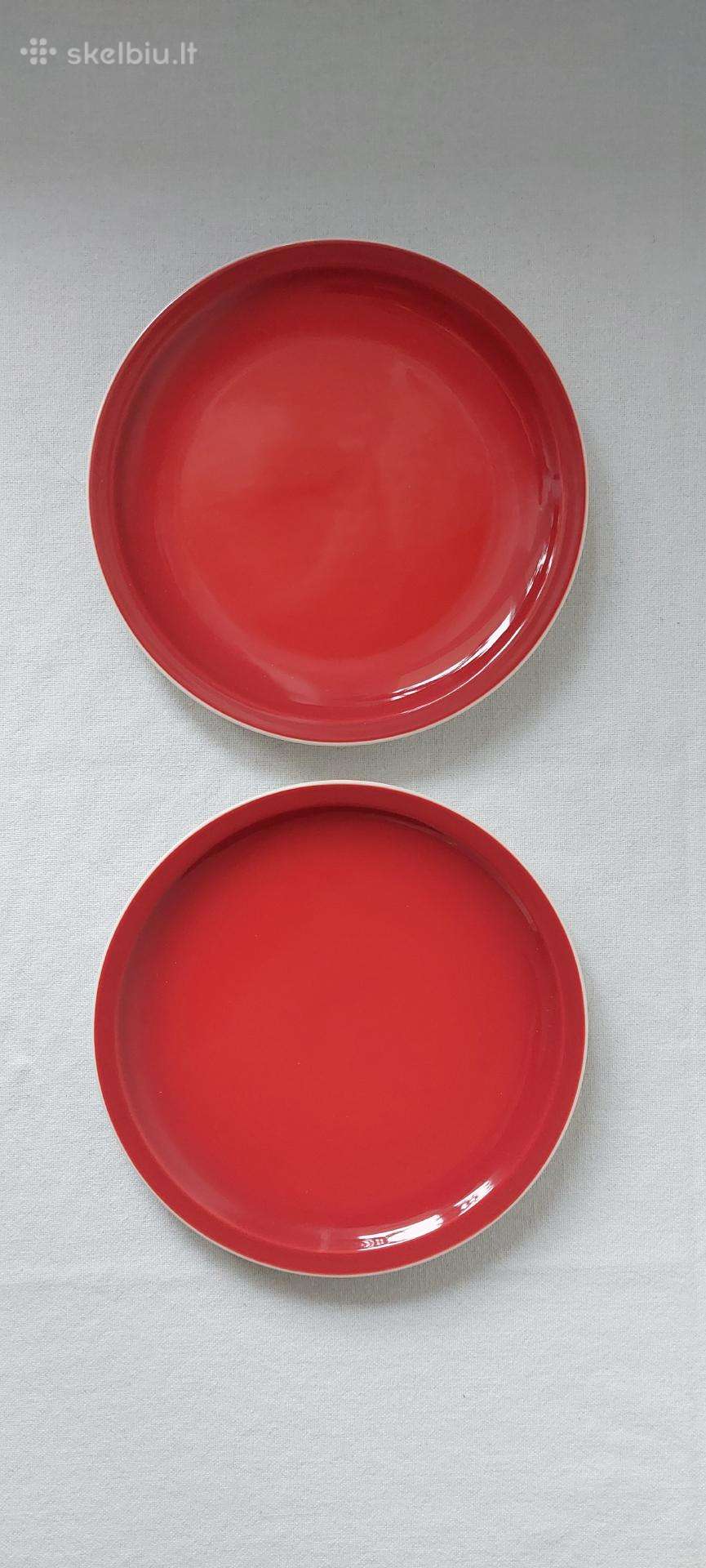 Pigiai! Raudonos lėkštės (įstr. 21 cm)