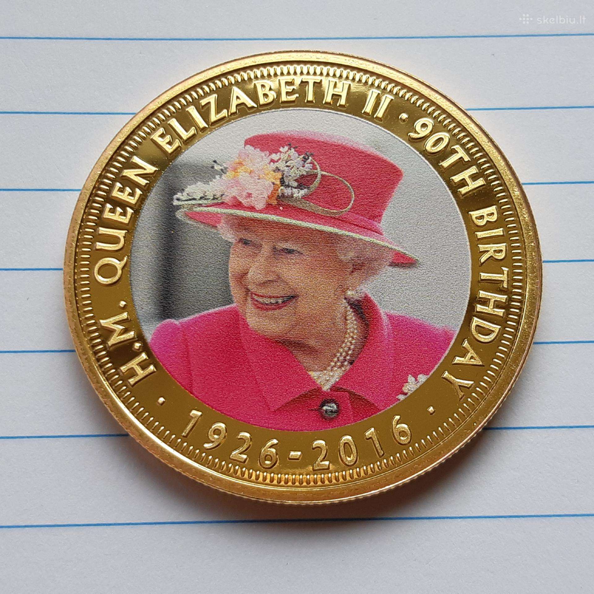 Didžioji Britanija atminimo medalis Karalienė 2016