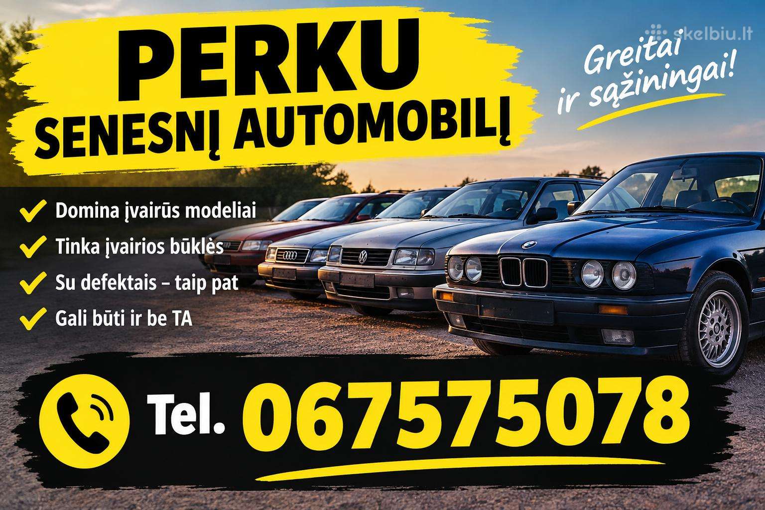 Perku Automobilius Prikėlimui!