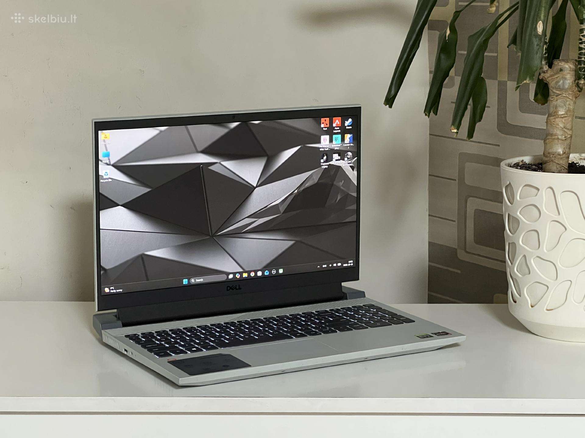 Parduodamas Dell G15 su Rtx 3050, Ryzen 5, 120hz.