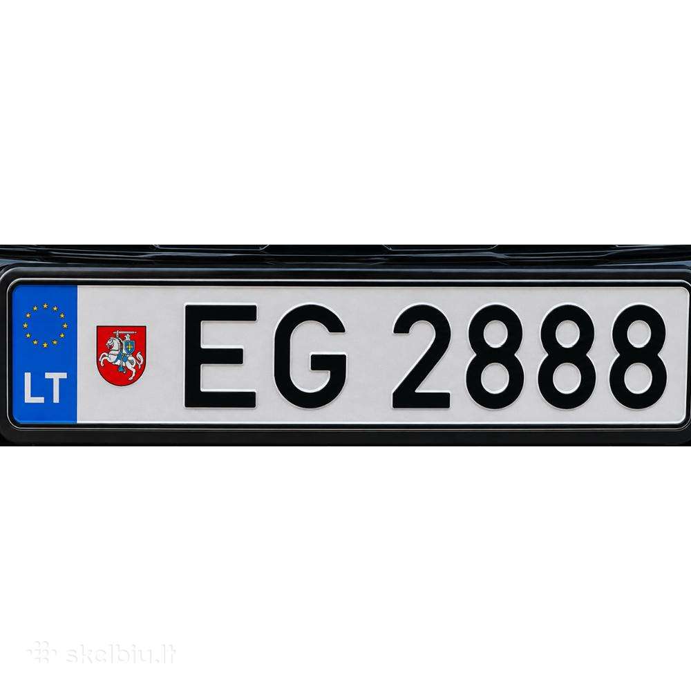 Valstybiniai Numeriai Eg2888