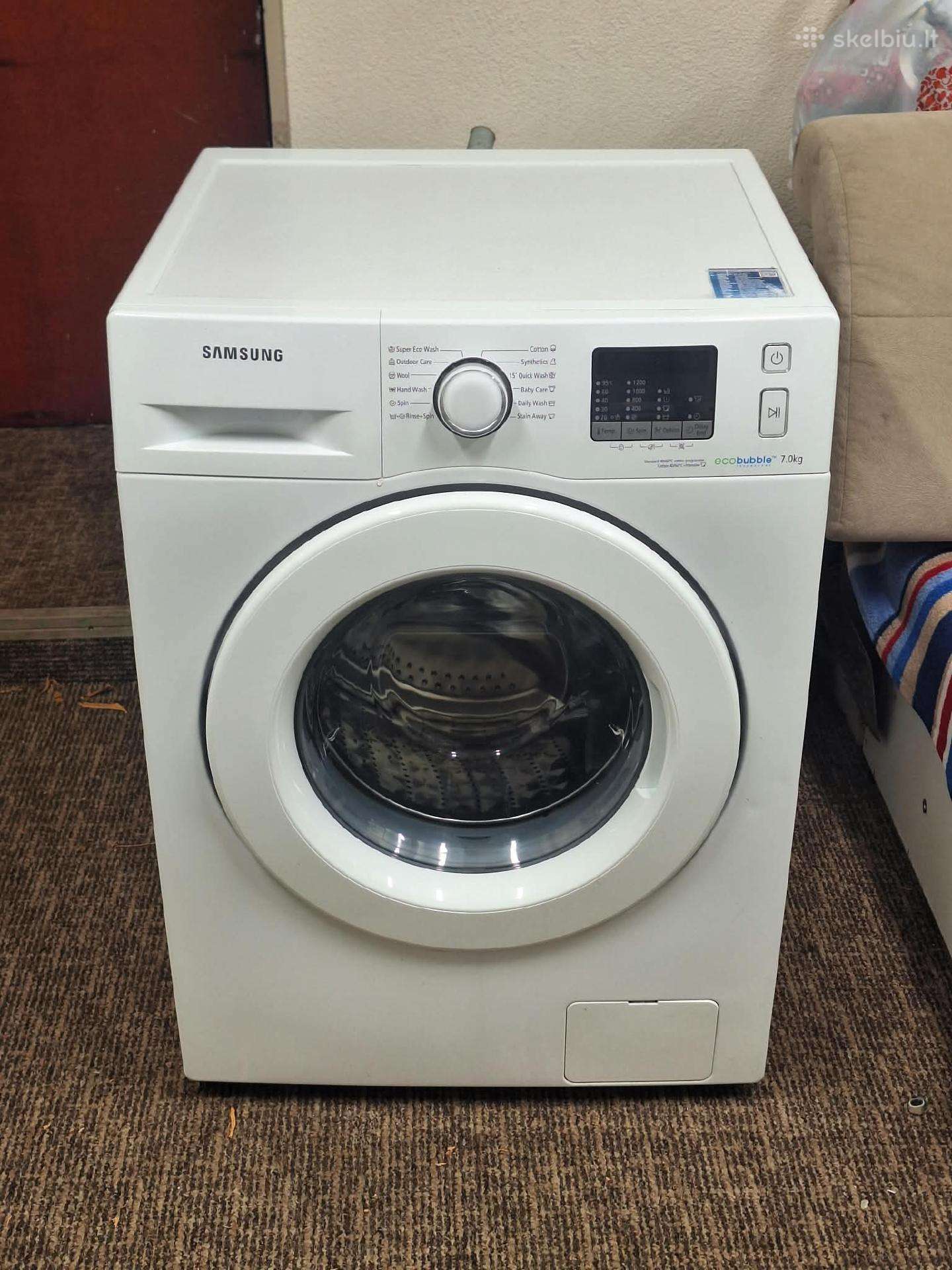 Samsung Ecobubble 7 kg skalbimo mašina