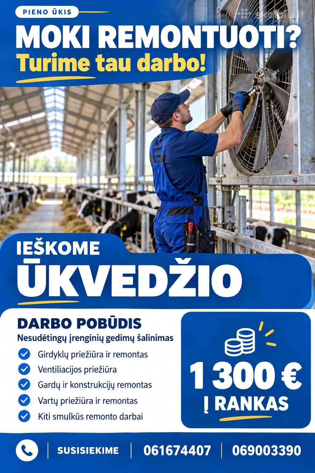 Darbas Ūkvedžiui