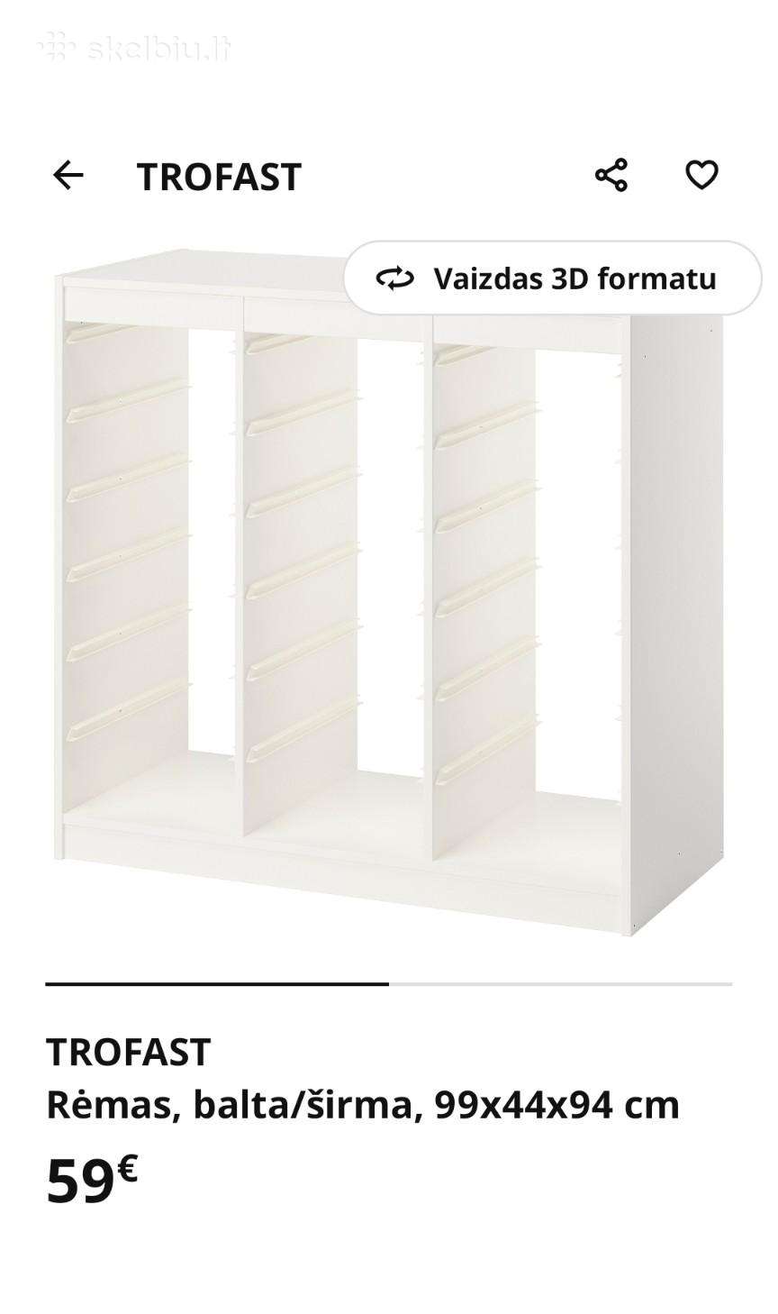 Trofast žaislų spintelė