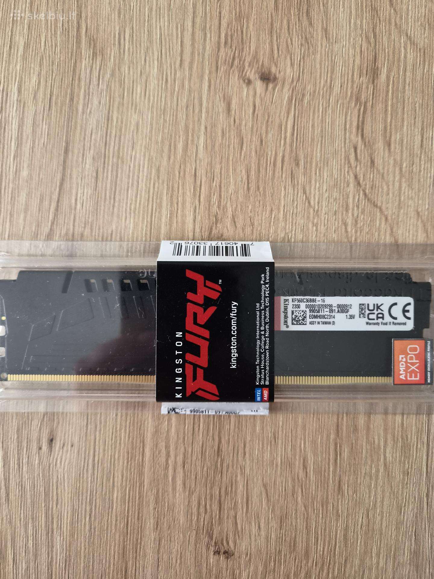 Kingston Fury beast black, Ddr5, 16gb