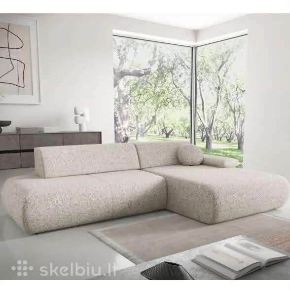 Paeduodama kampinė sofa