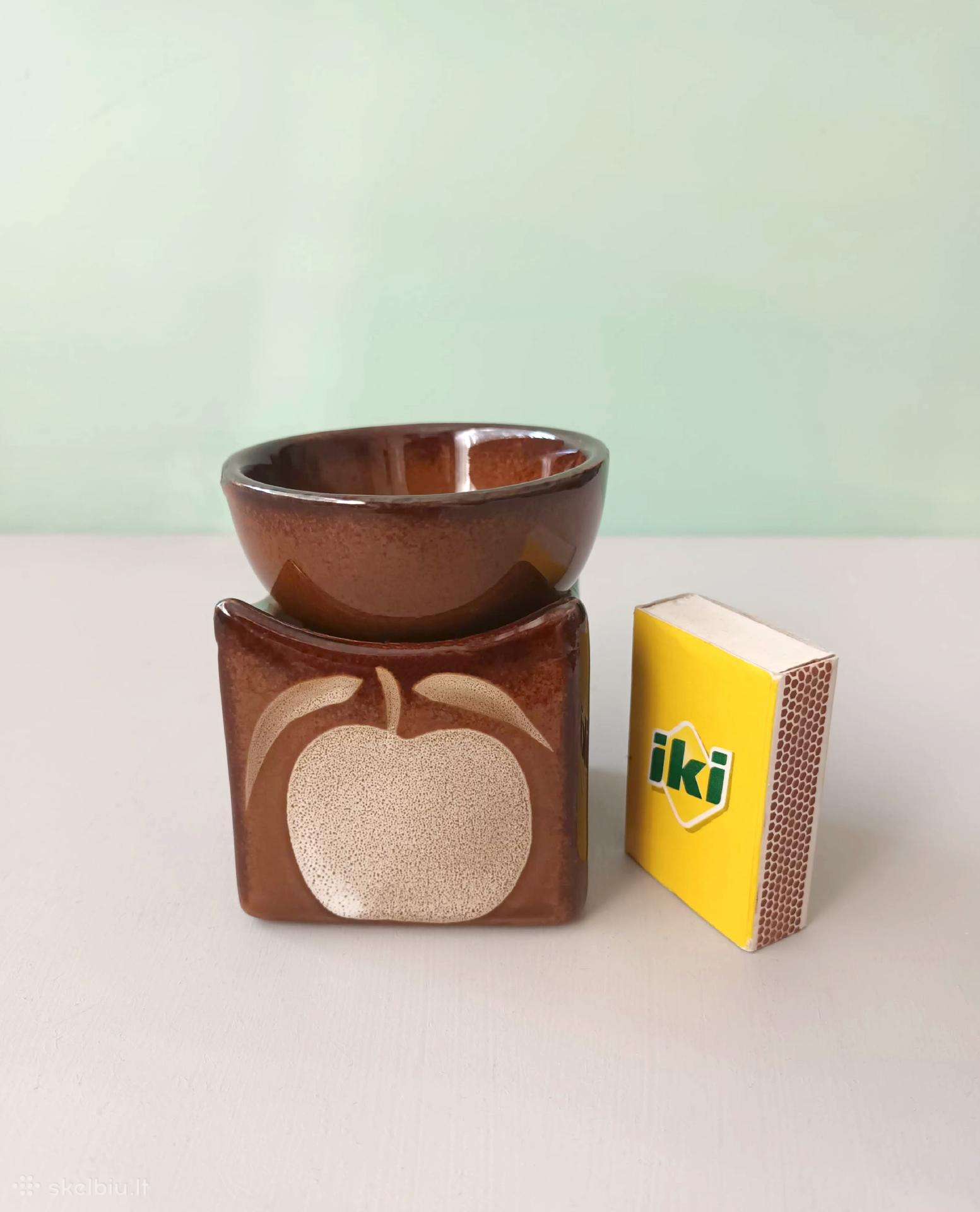 Keraminė aromatinė žvakidė, 7,5cm aukštis