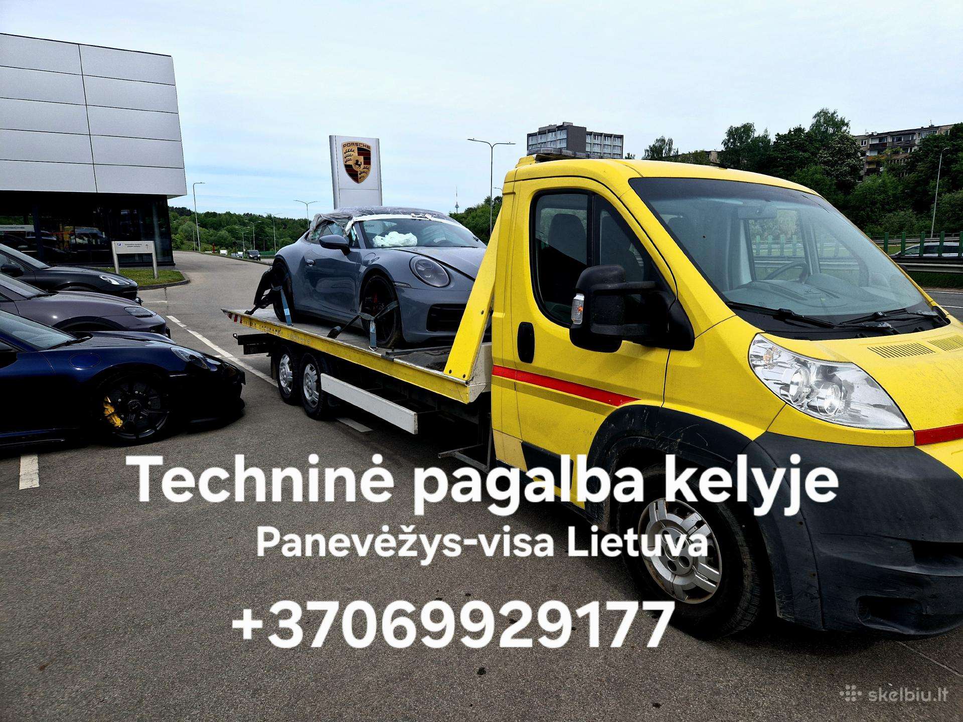 Techninė pagalba kelyje.