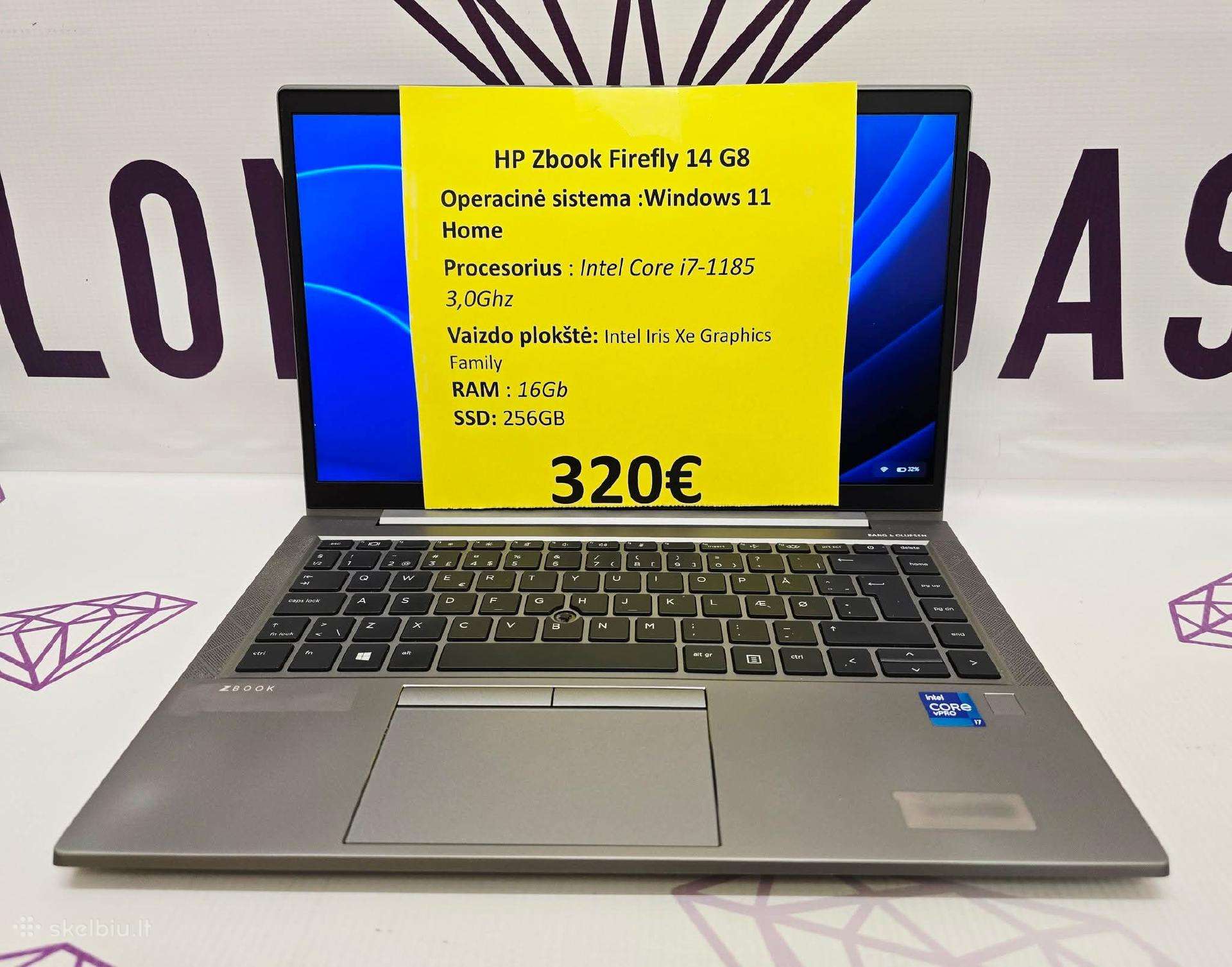 Hp Zbook Firefly 14 G8 (i7-11th). Siunčiame