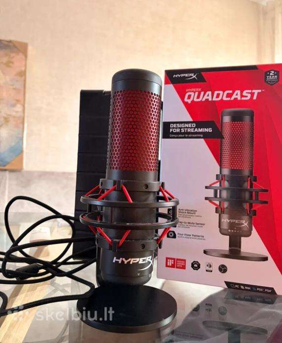 Hyperx Quadcast - Usb Kondensatorinis Mikrofonas
