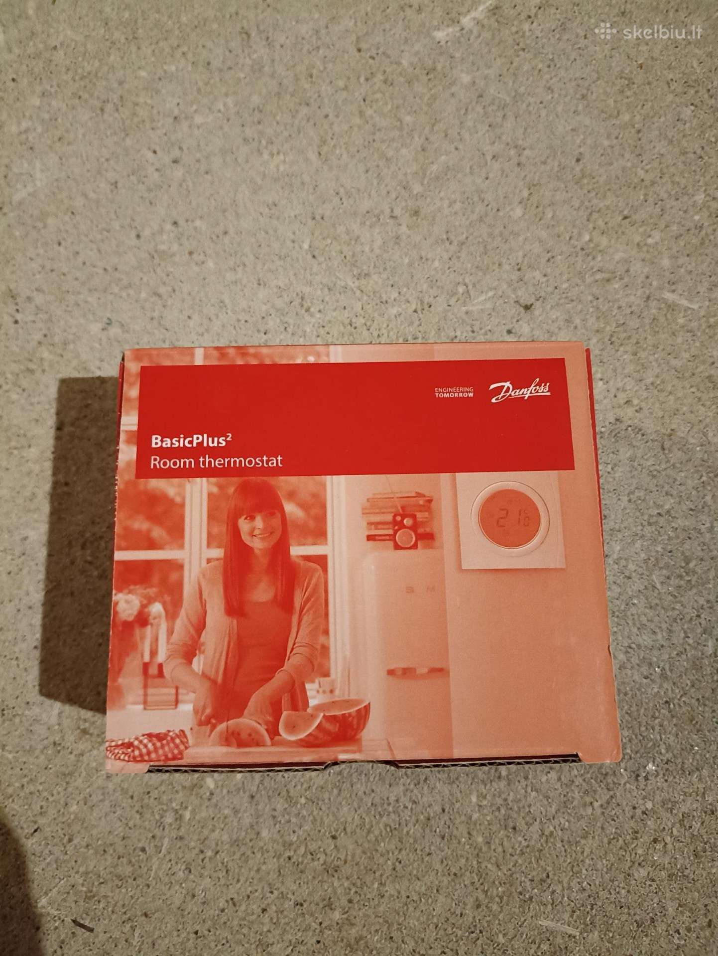 Naujas termostatas Danfoss Basicplus2 Wt-d (088u06