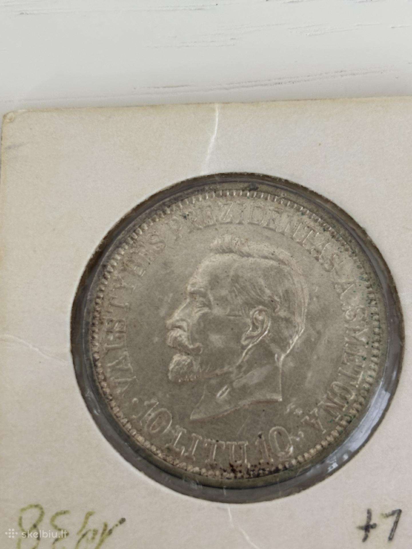 Smetonos 10 litų 1938 m.