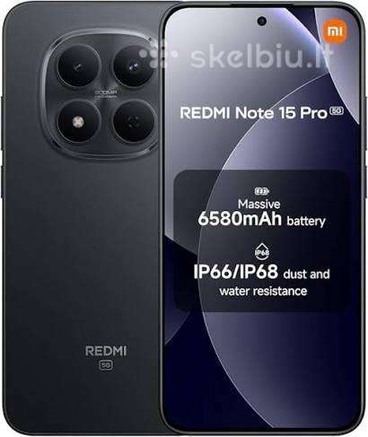 Naujas Xiaomi Redmi Note15pro 256 GB, Tik 310 Eur