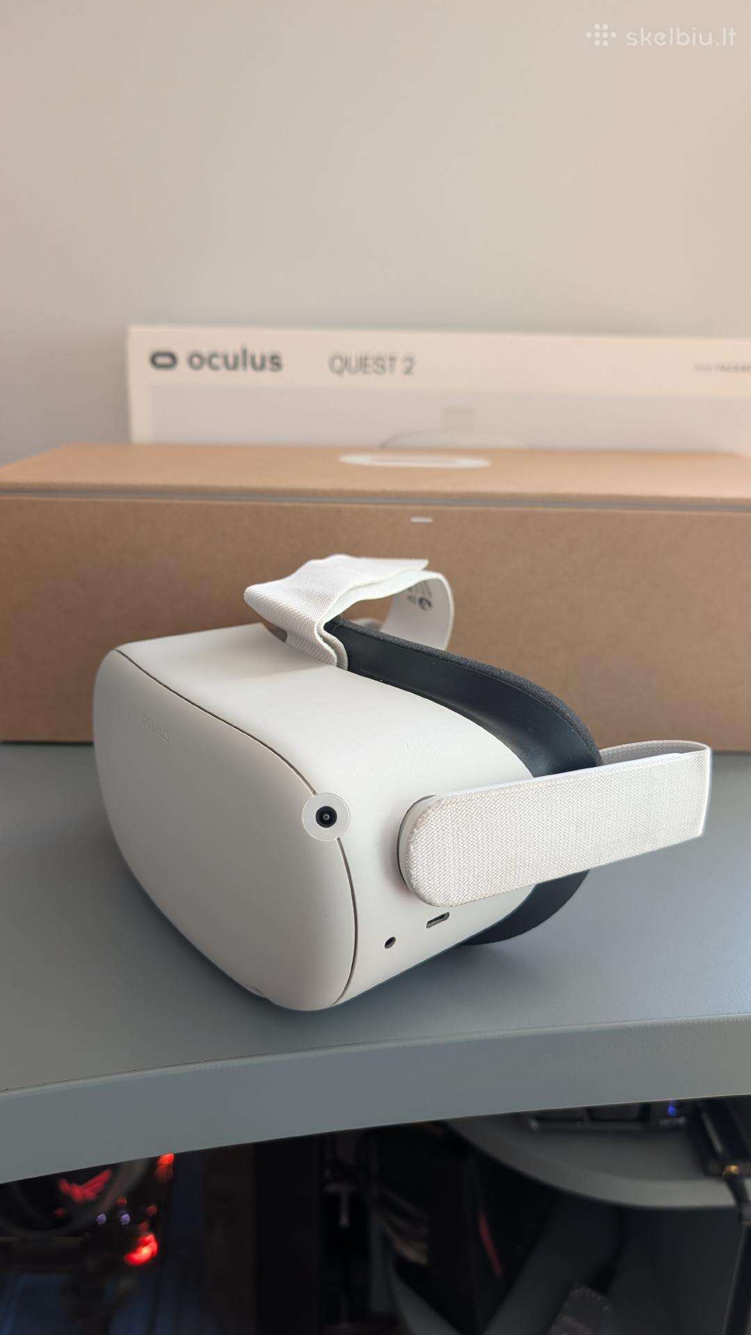 Meta Quest 2 128gb, balta, su originalia pakuote
