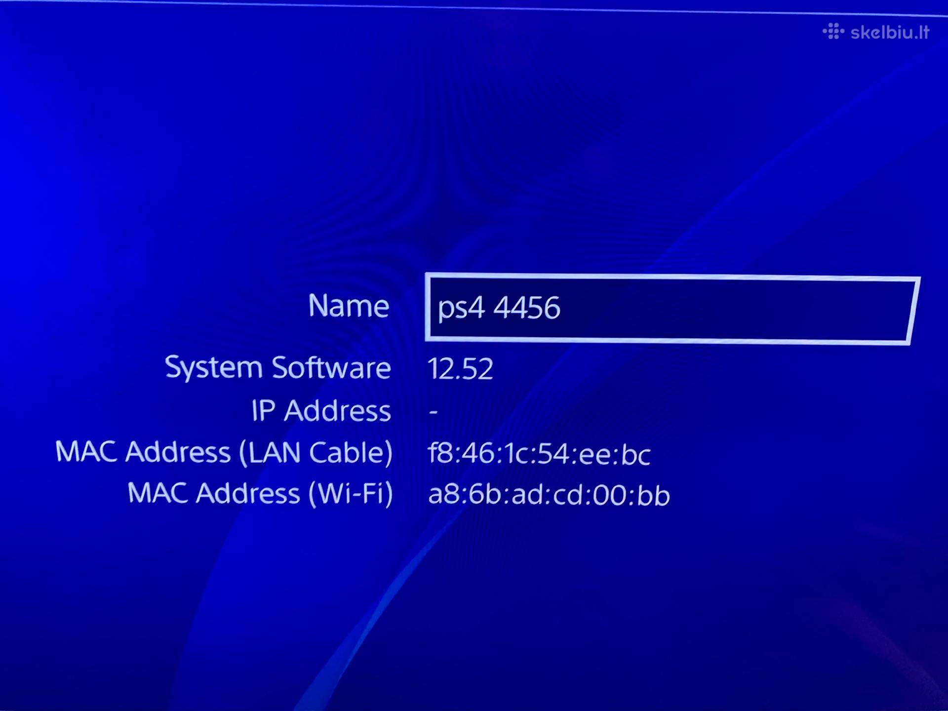Playstation 4 Slim, 500gb 2 pultai Sw12.52