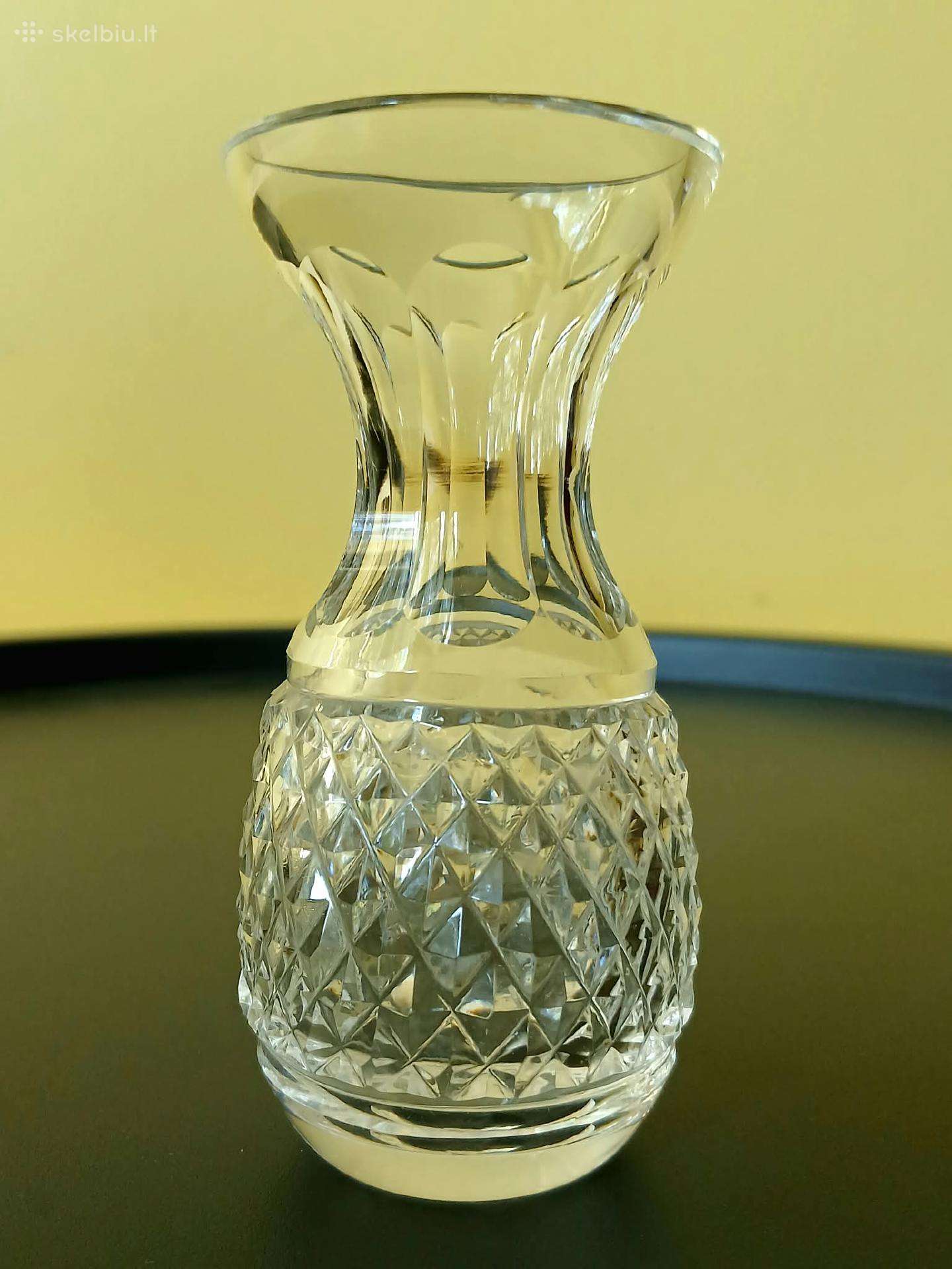 Vintažinė „waterford“ krištolinė vazelė