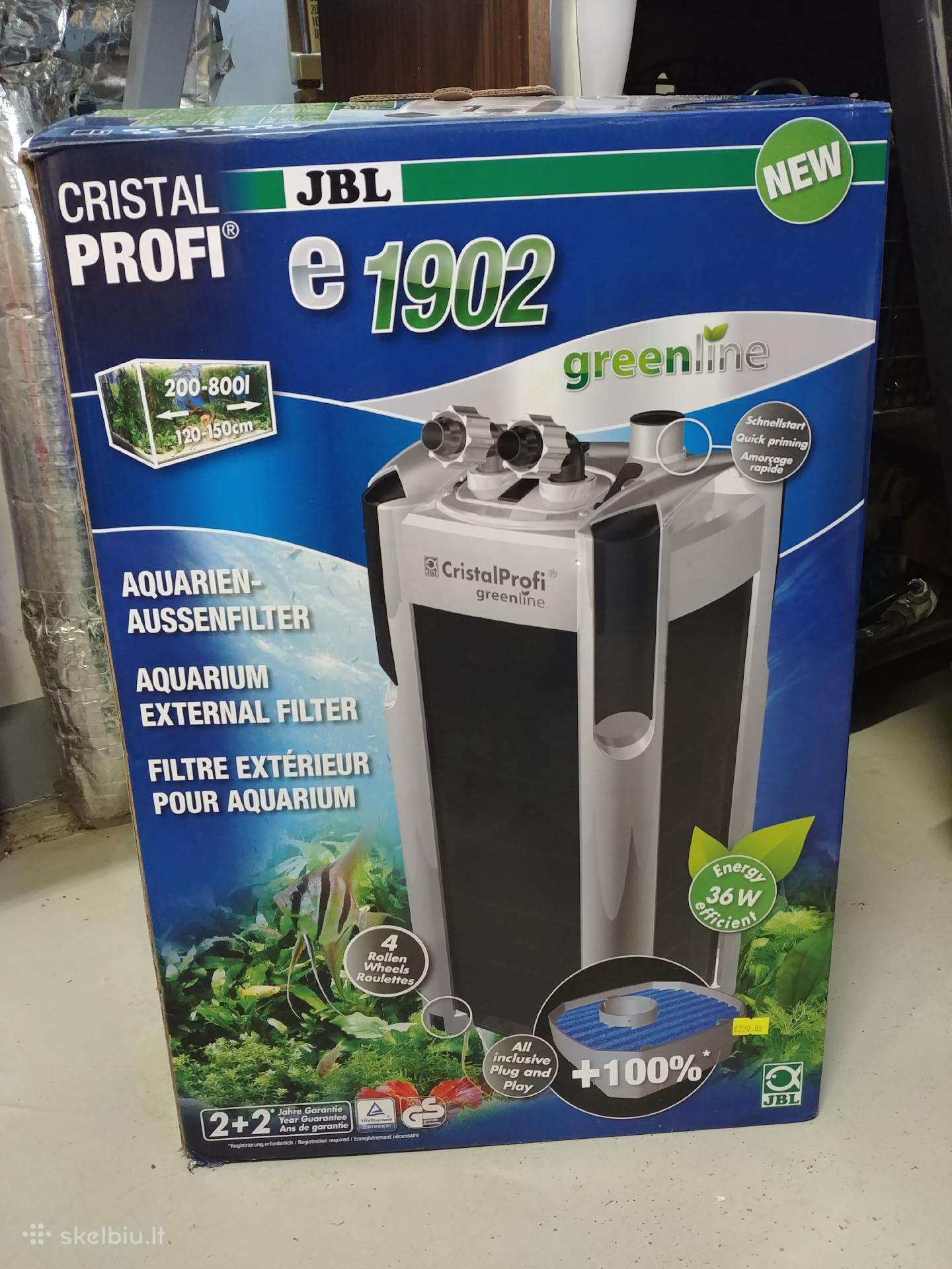 Parduodu naują išorinį filtrą Jbl e1902