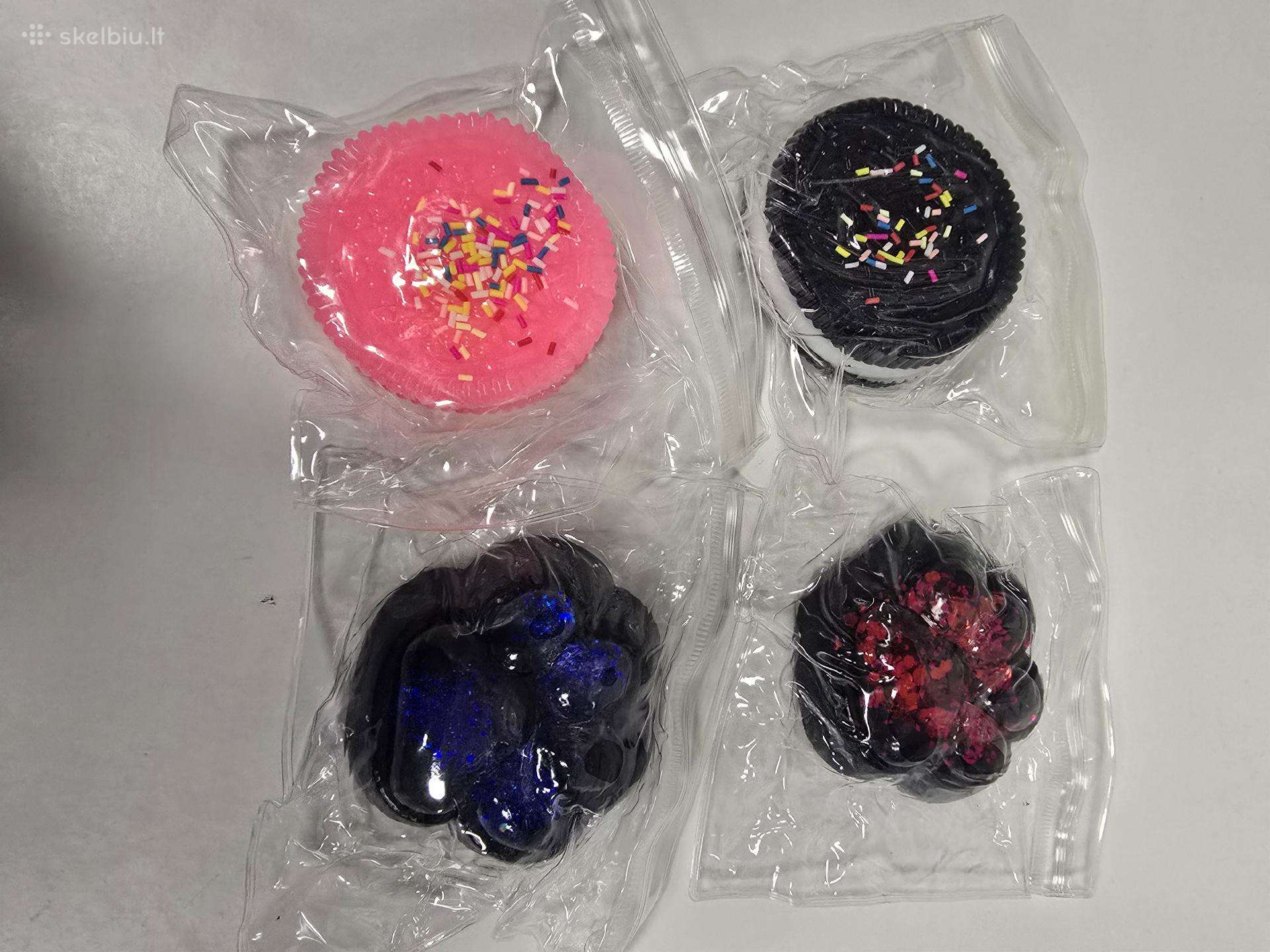 Antistresiniai Squishy žaisliukai – 4 vnt.