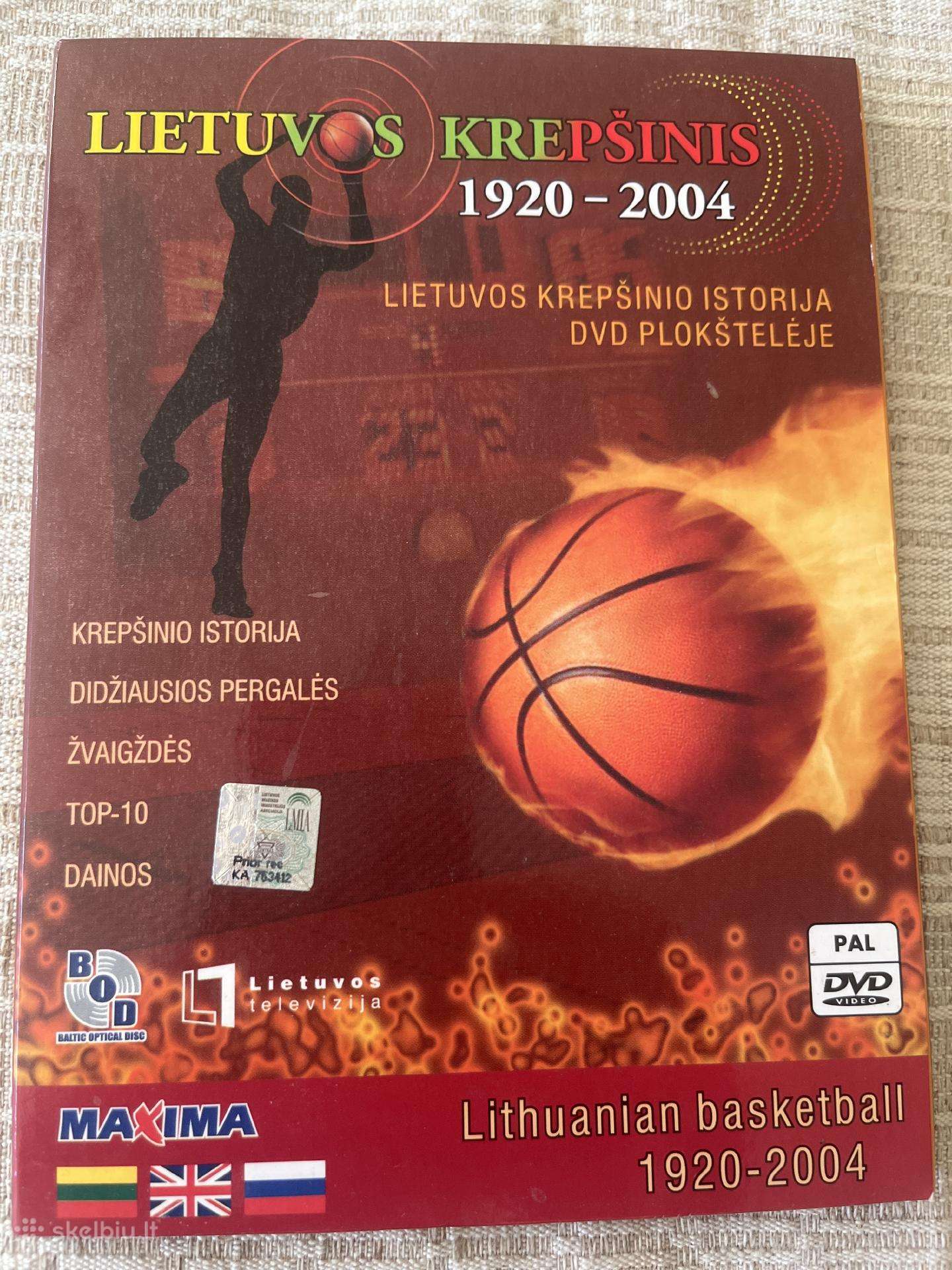 Dvd dokumentika “Lietuvos krepšinio istorija