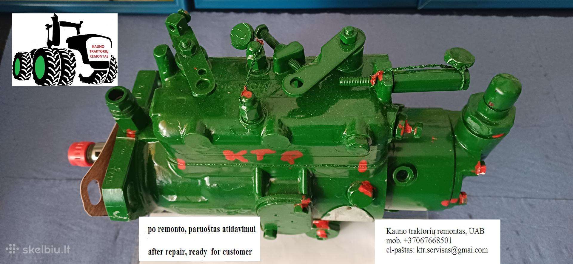 Ktr+ John Deere 2450/2650/2850 kuro siurblys