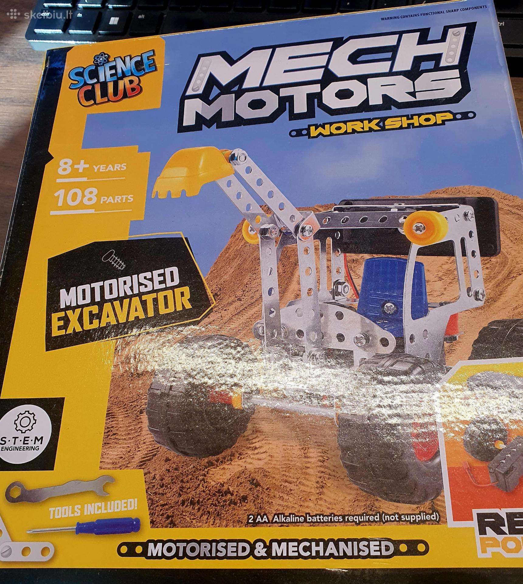 Science Club Mech Motors Workshop: Motorised Excav