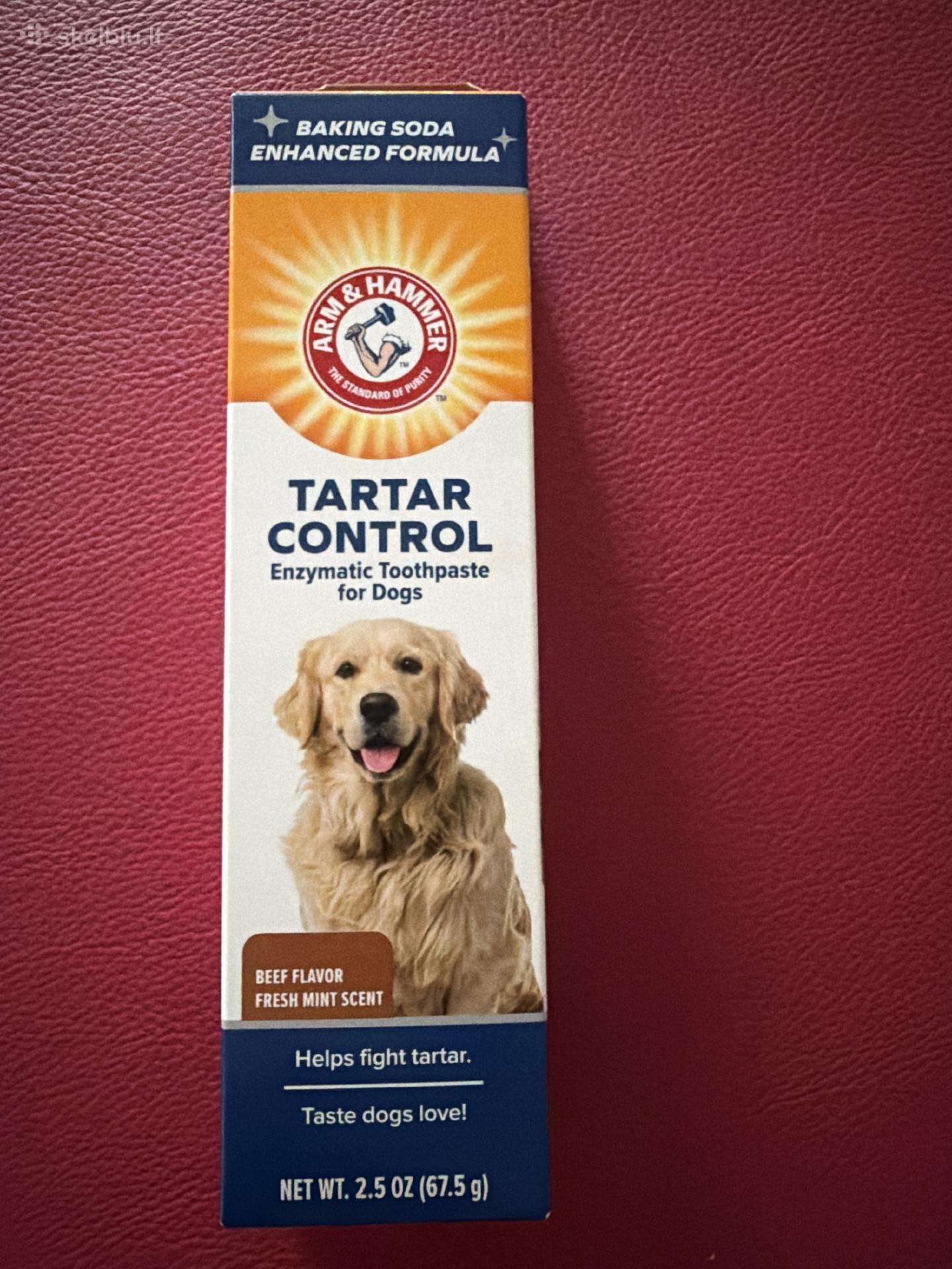 Nauja dantų pasta šuniukui
