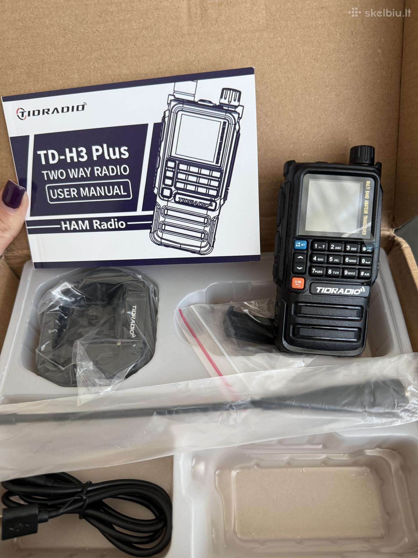Tidradio Td-h3 Plus – racija, radijo stotelė