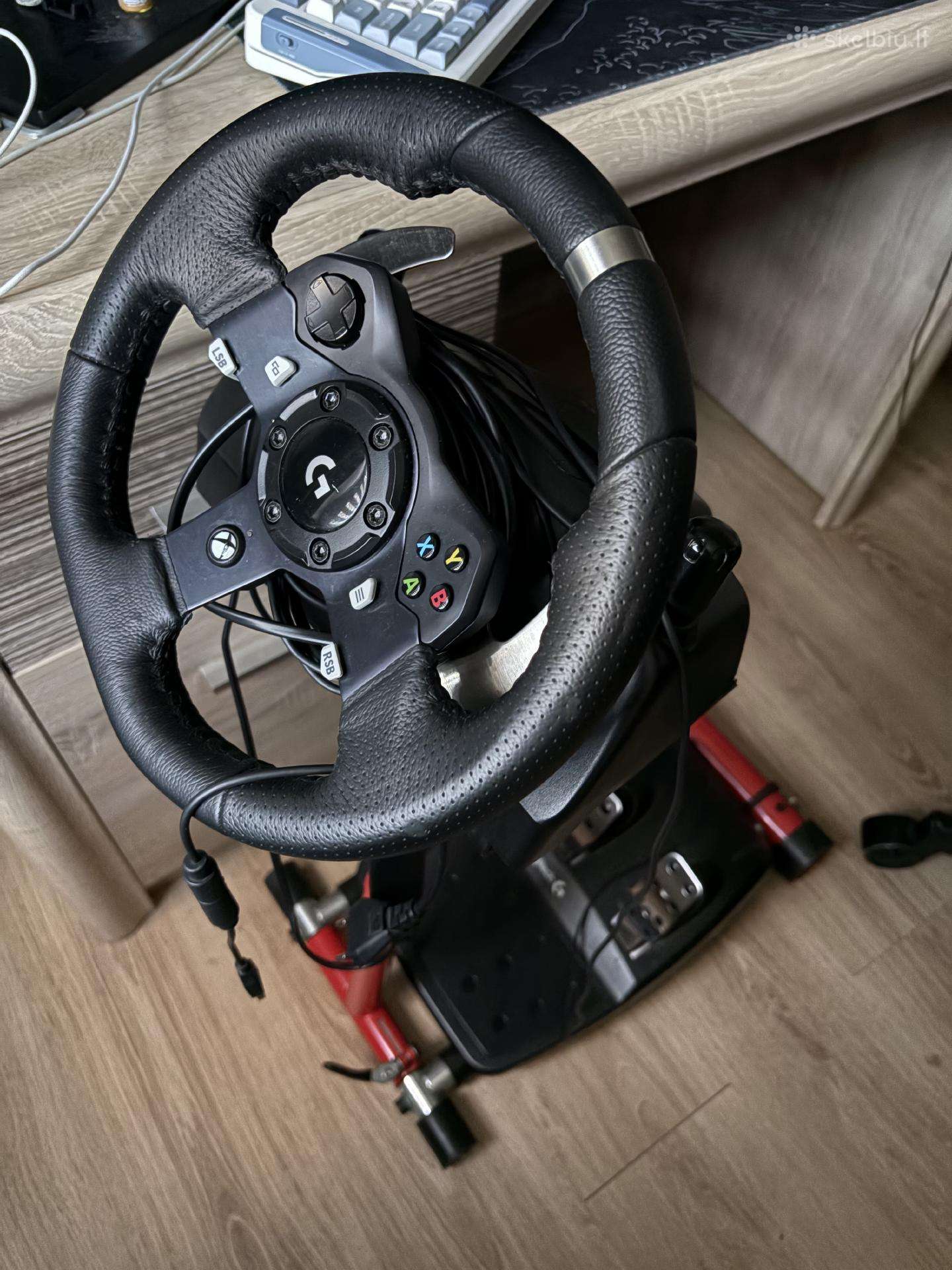 Logitech g920 + stovas