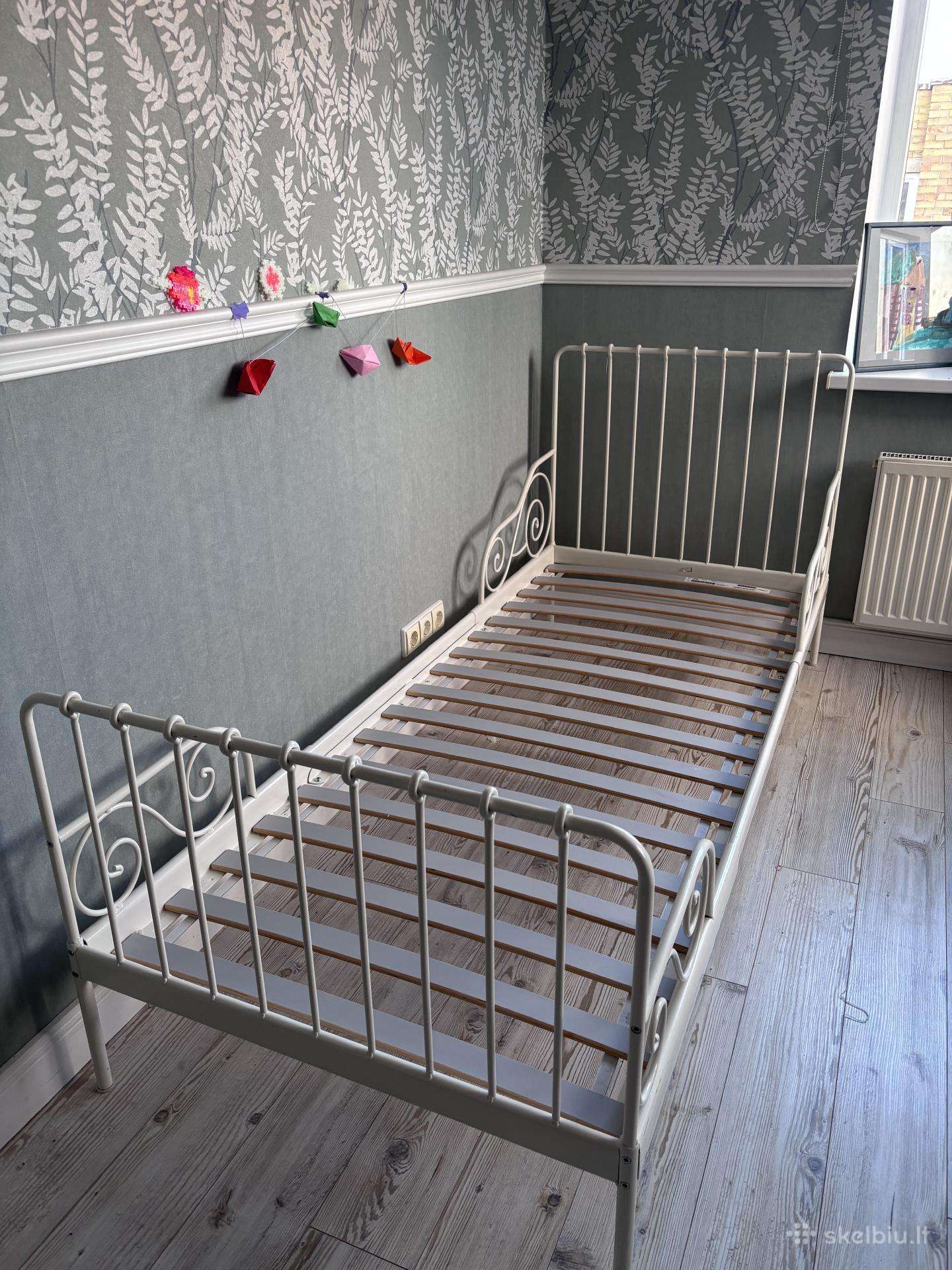 Ikea auganti vaikiška lova su čiužiniu