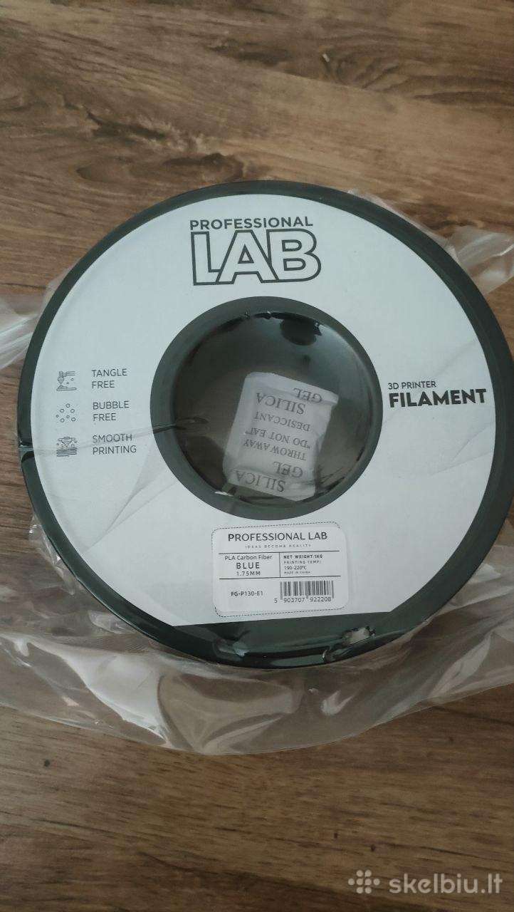 Pla-CF Mėlynas 1kg 3D plastikas