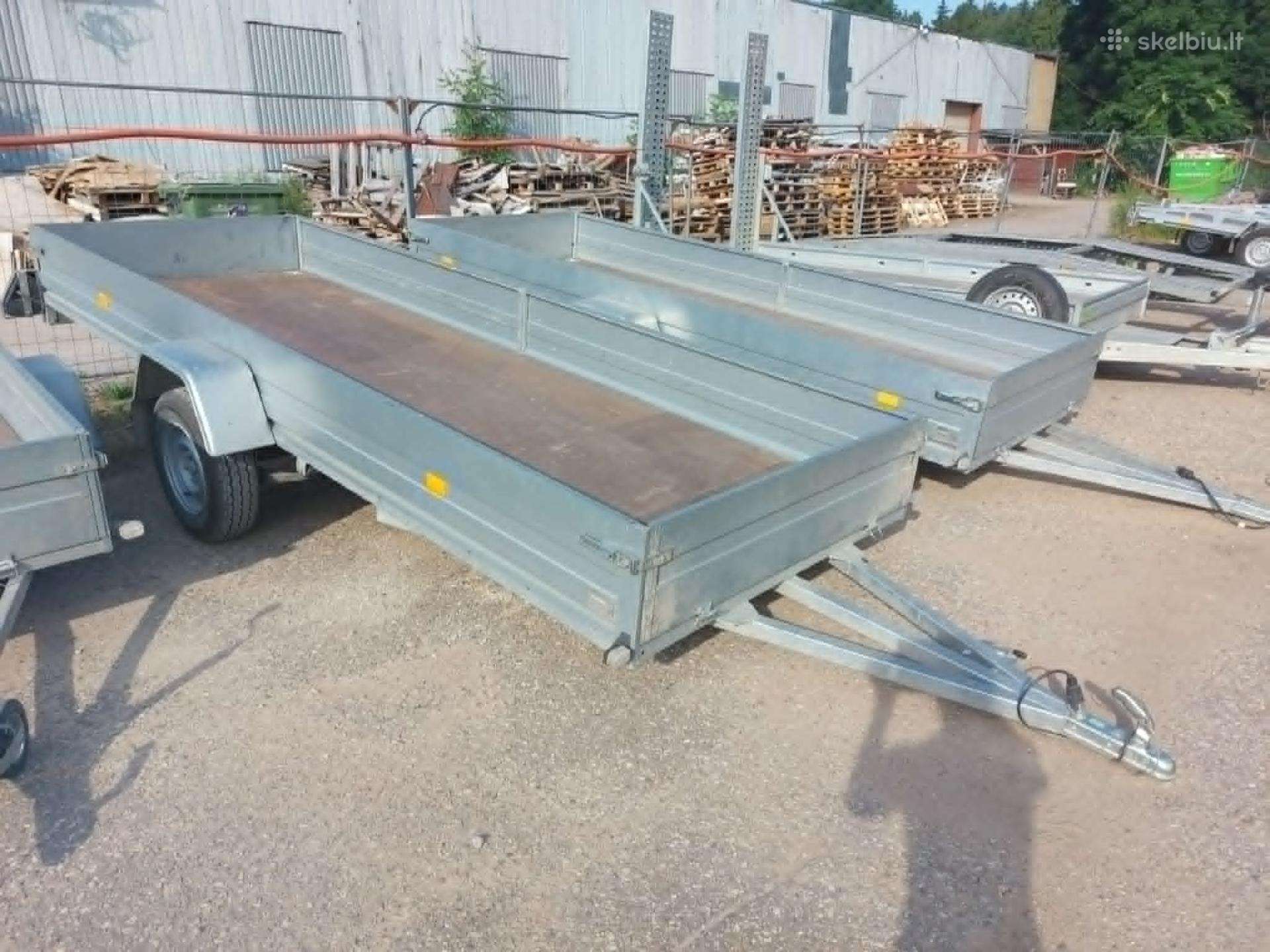 Parduodama sustiprintos linijos 456 x 156 priekaba