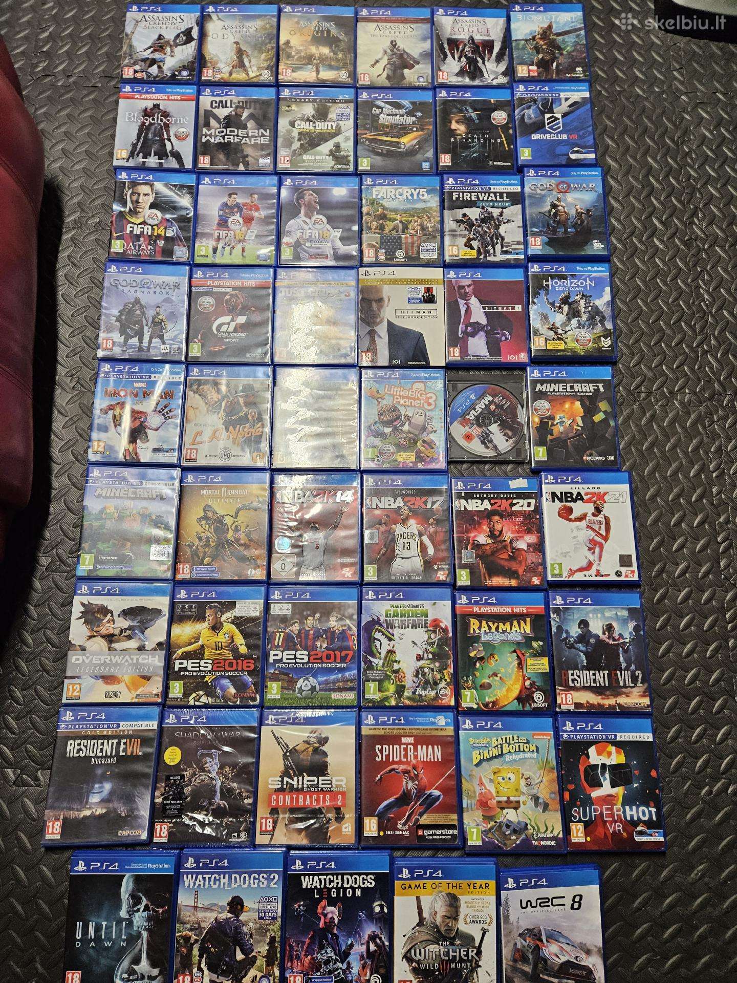 Įvairūs ps4 žaidimai