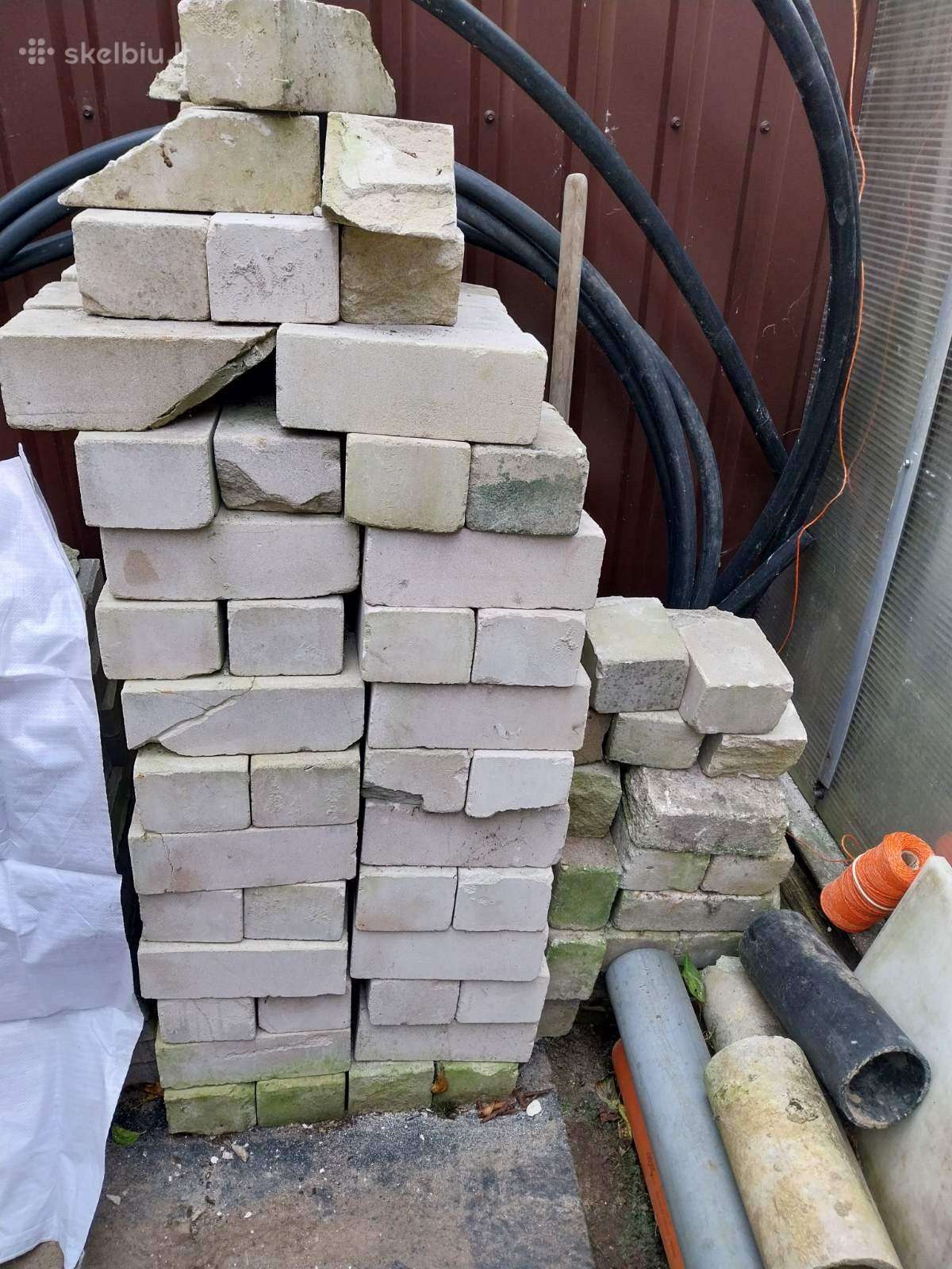 Naudotos plytos