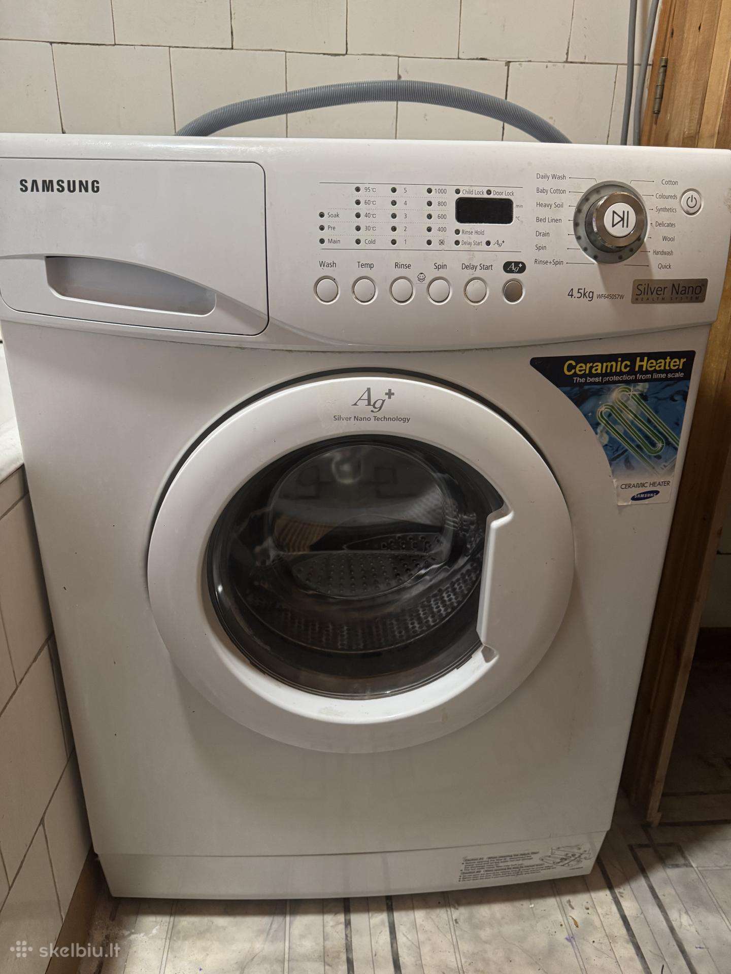 Parduodama samsung skalbimo mašina, veikianti