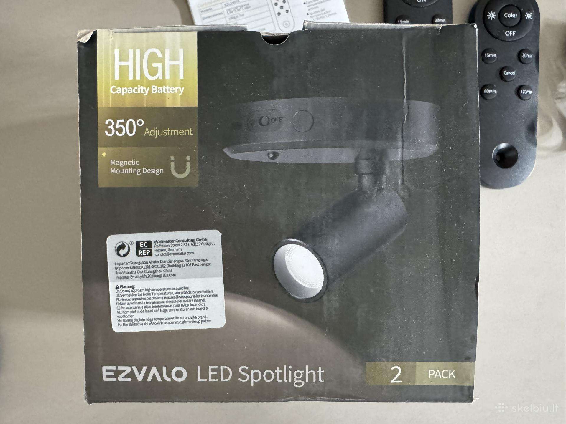 LED šviestuvai pakraunami 2 vnt