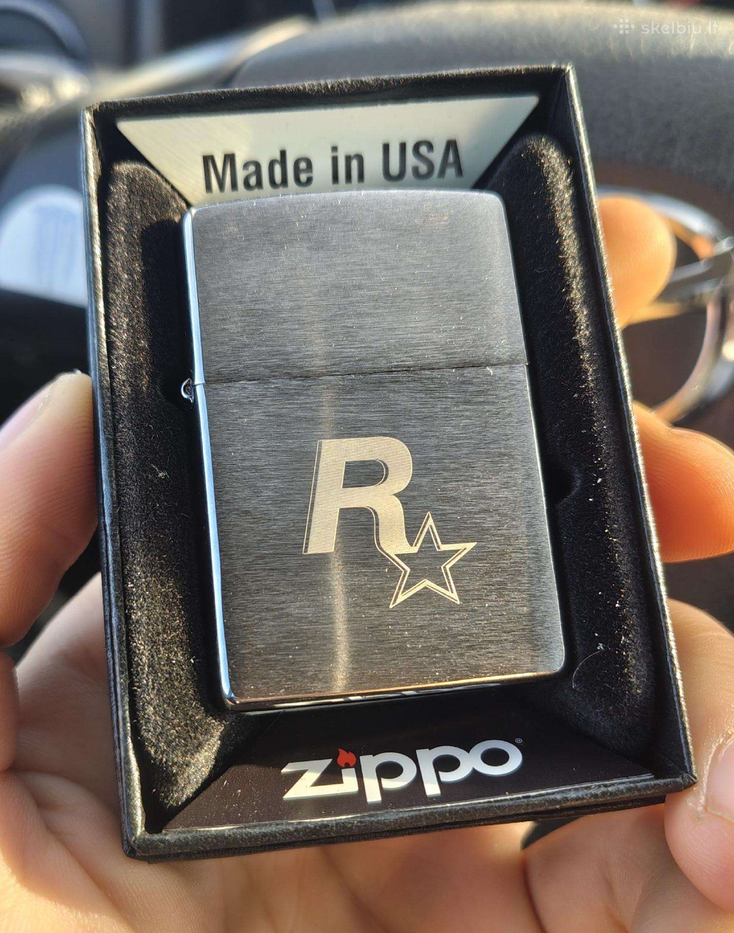 Grand Theft Auto 6 kolekcinis Zippo žiebtuvėlis