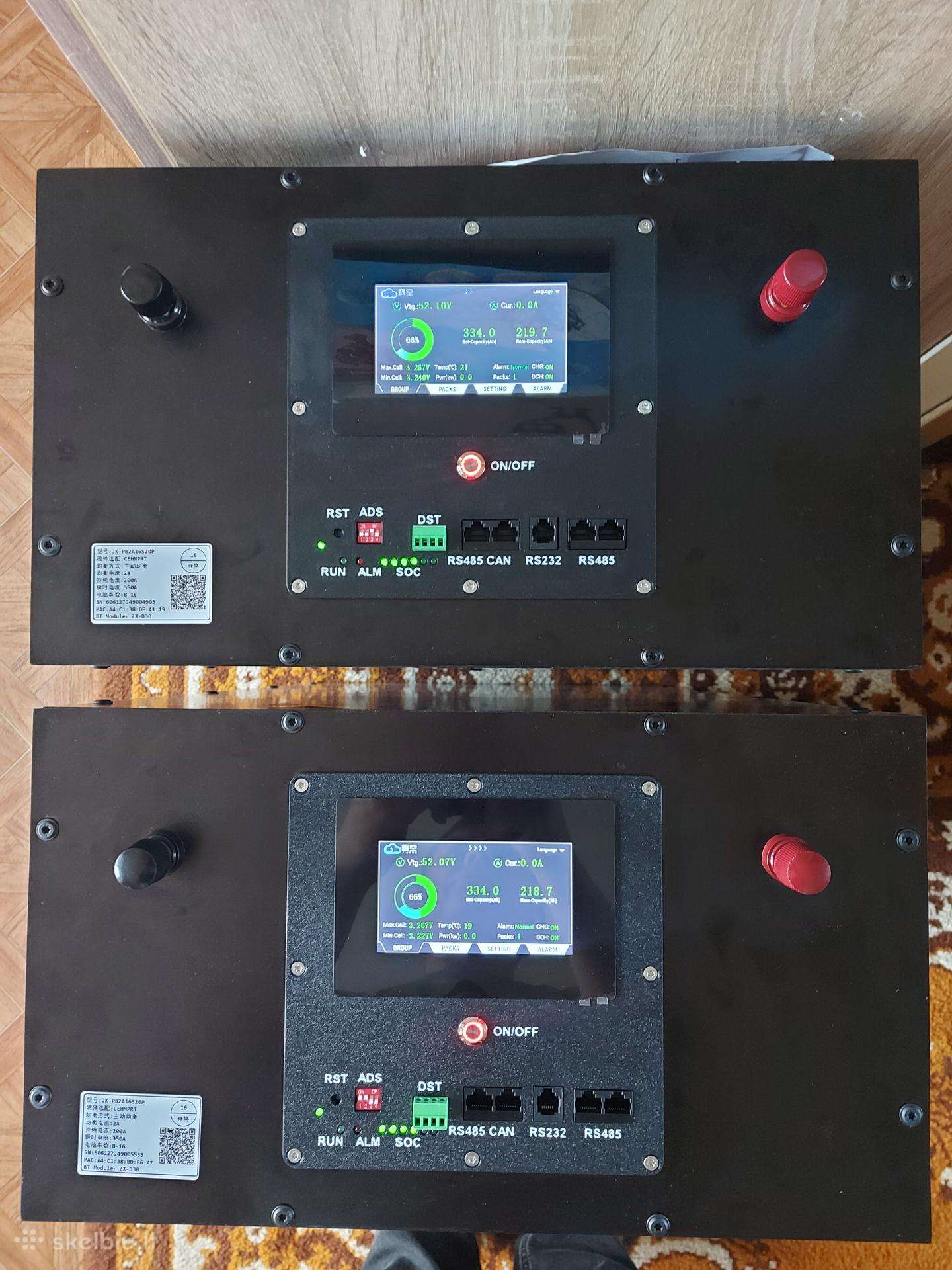 Kaupiklis 16kwh su lifepo4 cėlėm