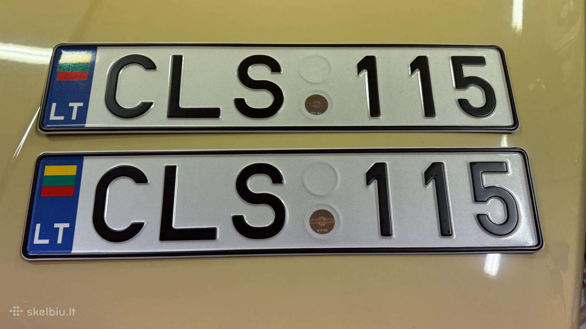 Valstybinis auto numeris Cls