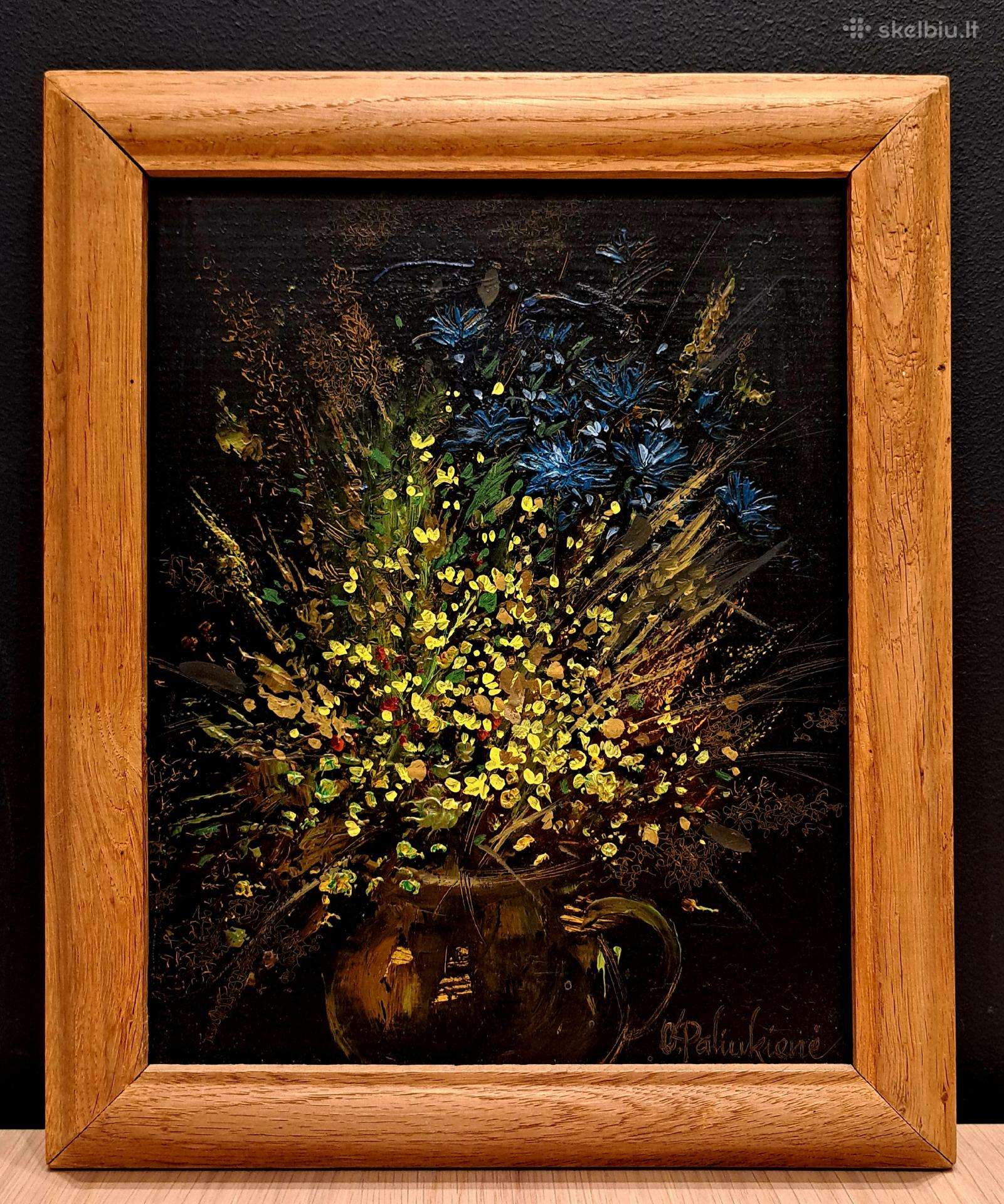 Ona Paliukienė „Geltonos gėlės“ 1990 m.