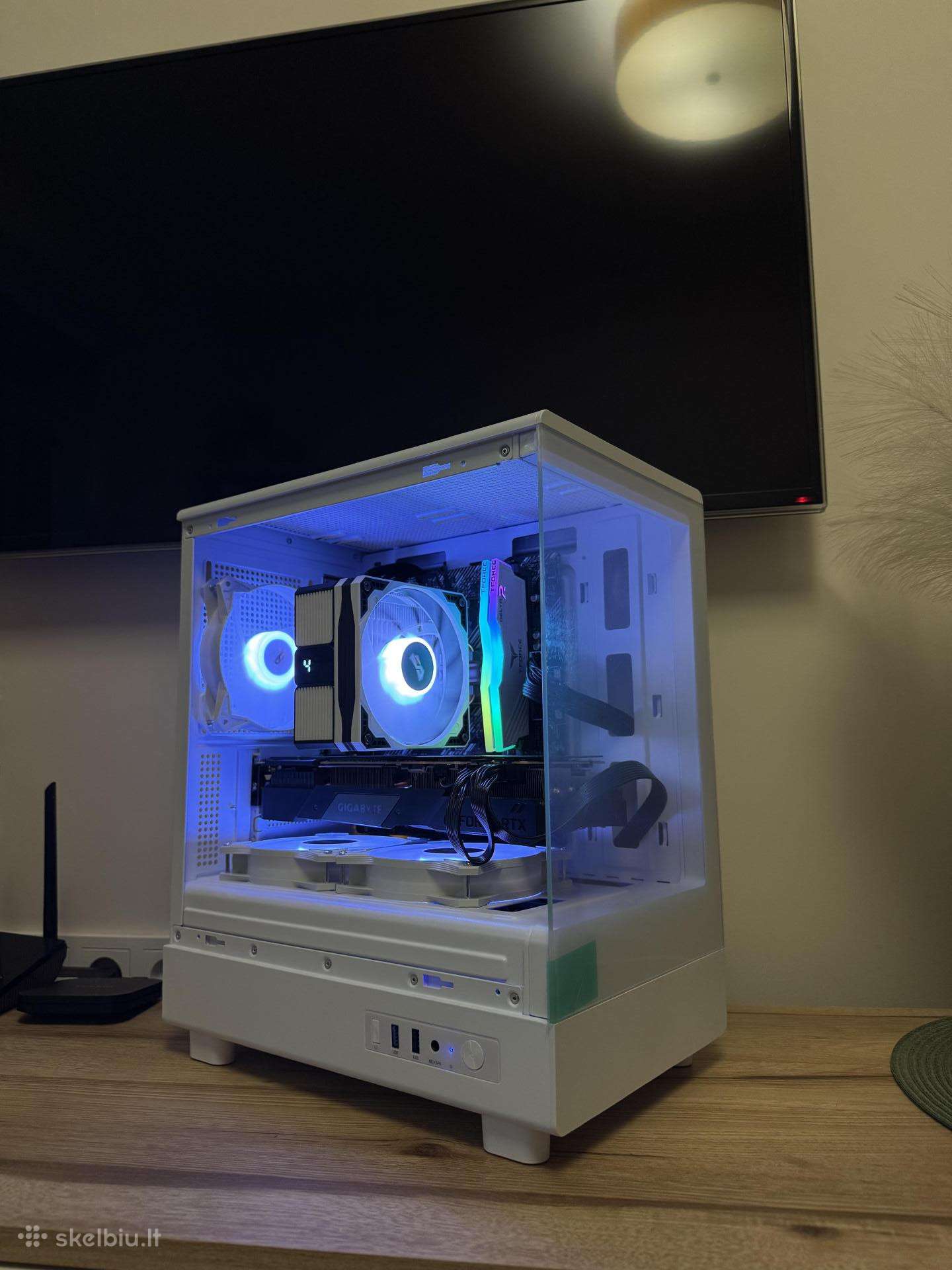 Žaidimų Pc su Ryzen 5 5500 + Rtx 2080 + 16gb